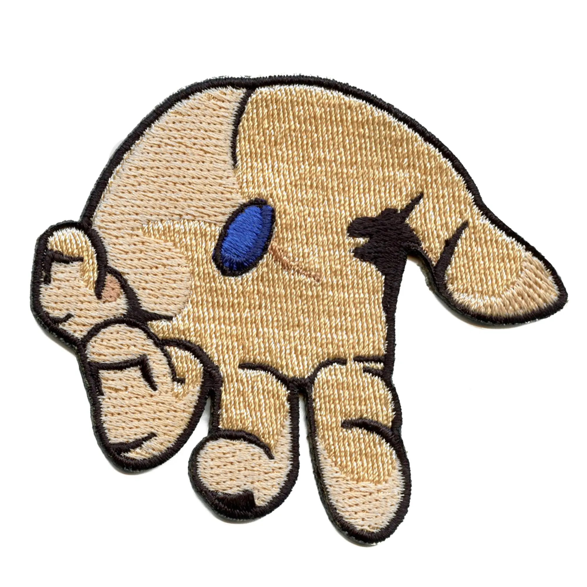 Blue Pill Left Hand Patch Choice Light Skin Embroidered Iron On