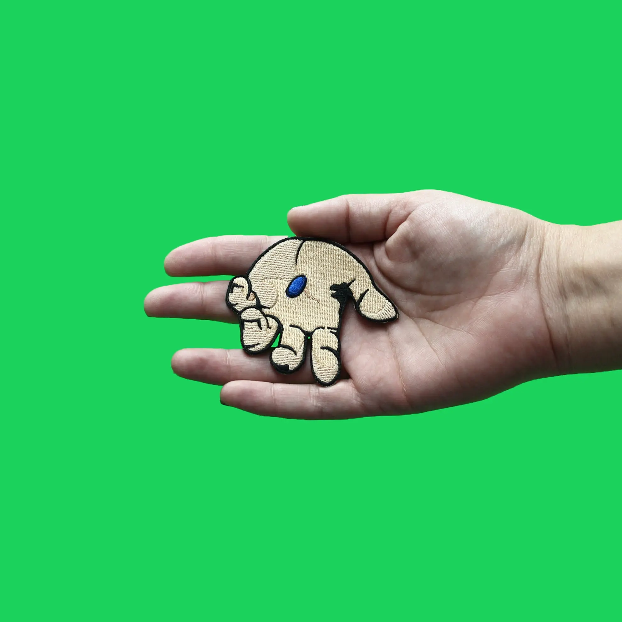 Blue Pill Left Hand Patch Choice Light Skin Embroidered Iron On - Image 2