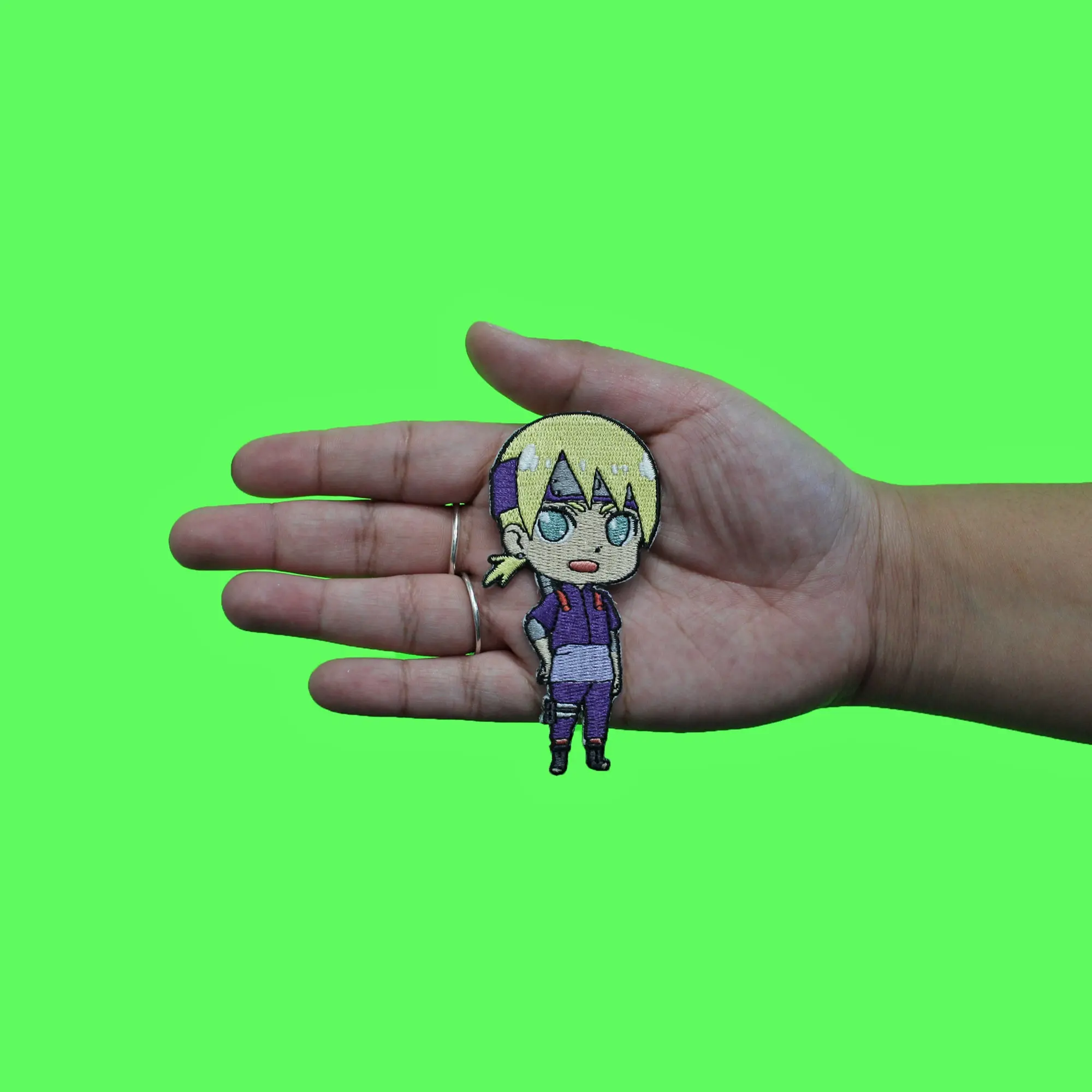Boruto Inojin Stance Patch Naruto Anime Pose Embroidered Iron On - Image 2