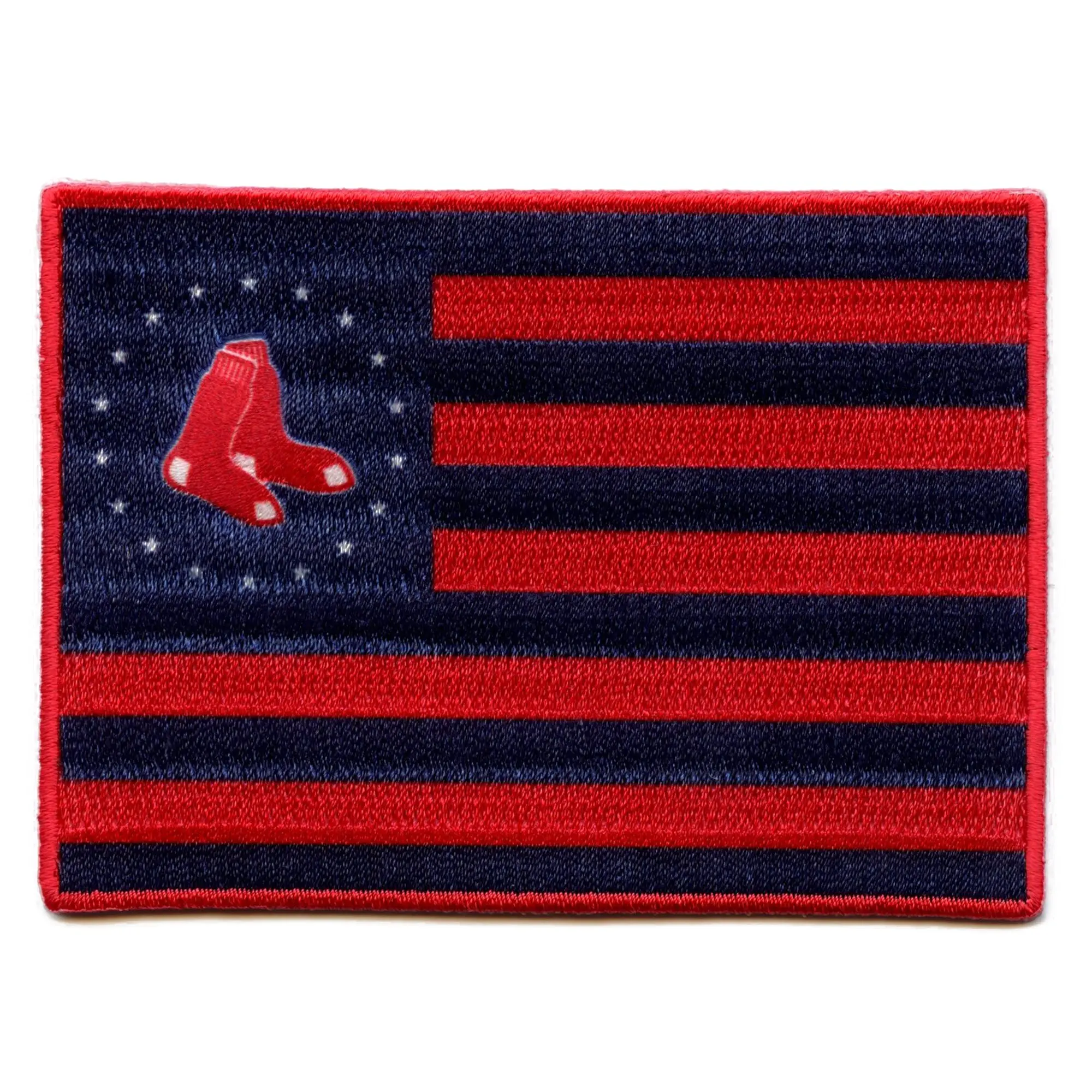 Red Sox Flag Jersey Patch Boston Embroidered Major League Baseball - Image 2