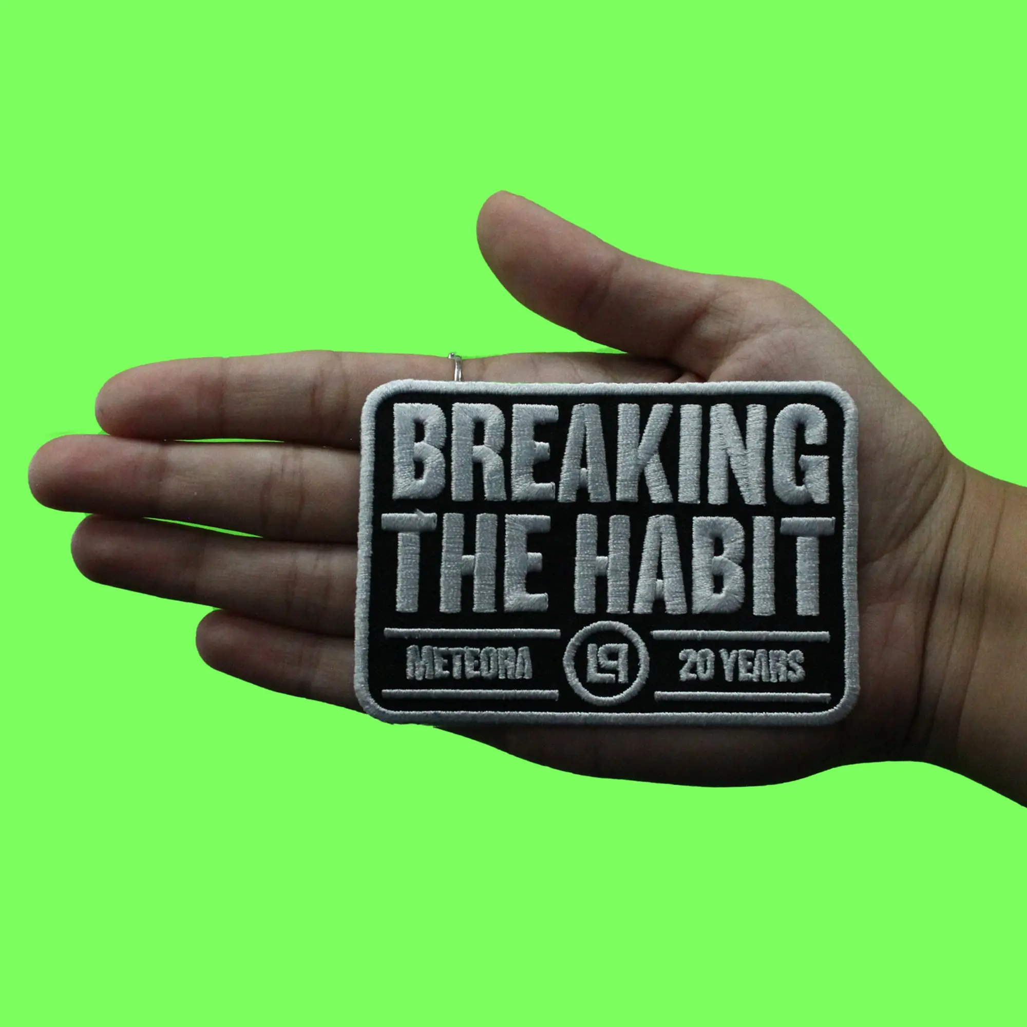 Breaking The Habit Patch Linkin Park Rock Band Embroidered Iron On - Image 2