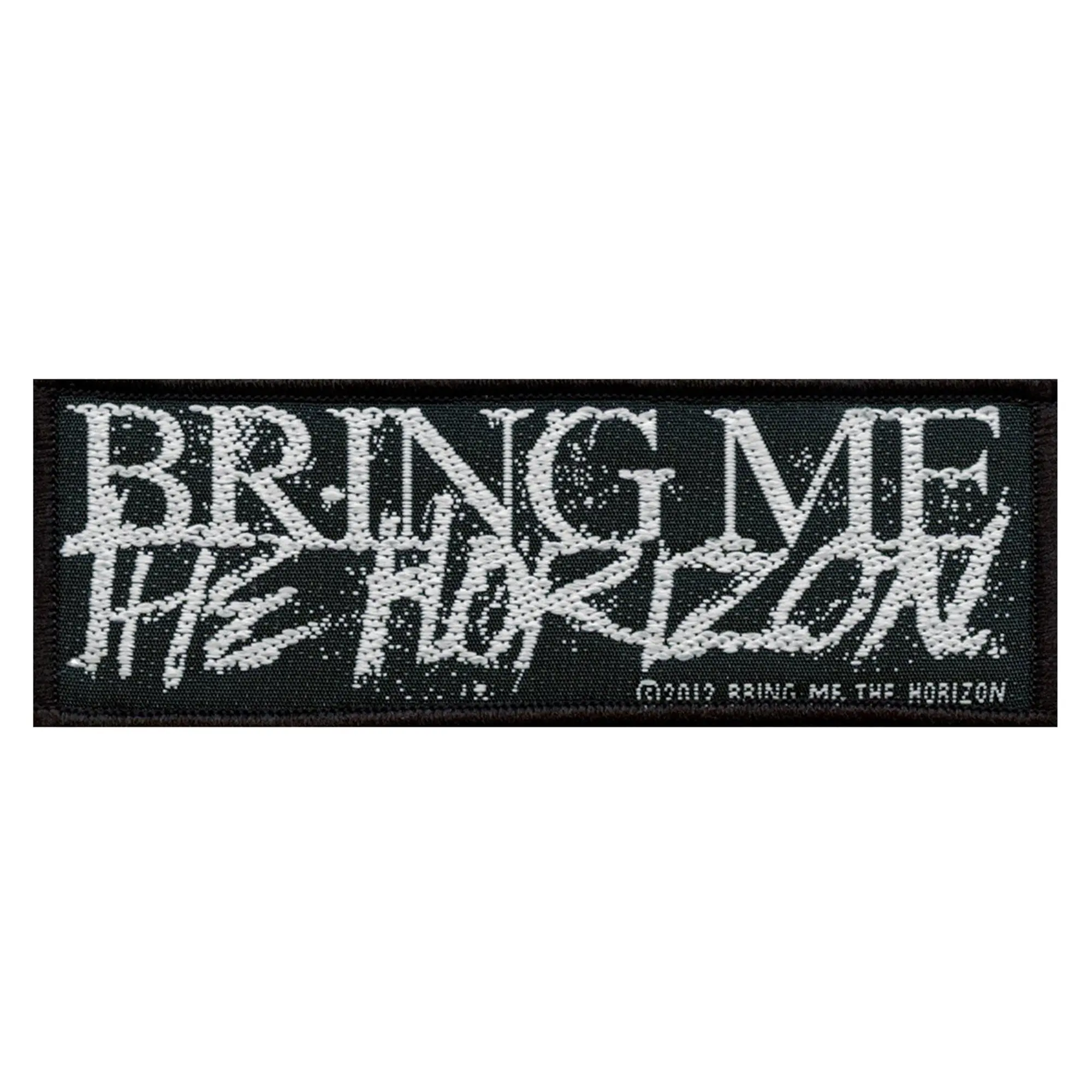 Bring Me The Horizon Horror Logo Patch Heavy Metal Band Woven Sew On