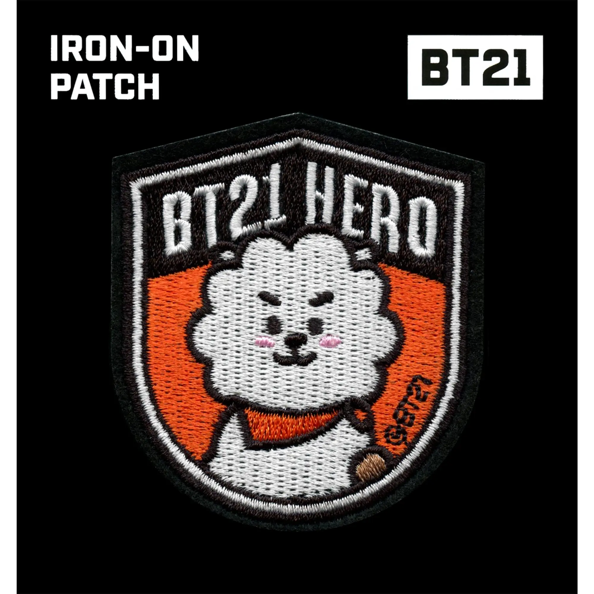 BT21 Hero RJ Patch BTS Jin Embroidered Iron On - Image 2