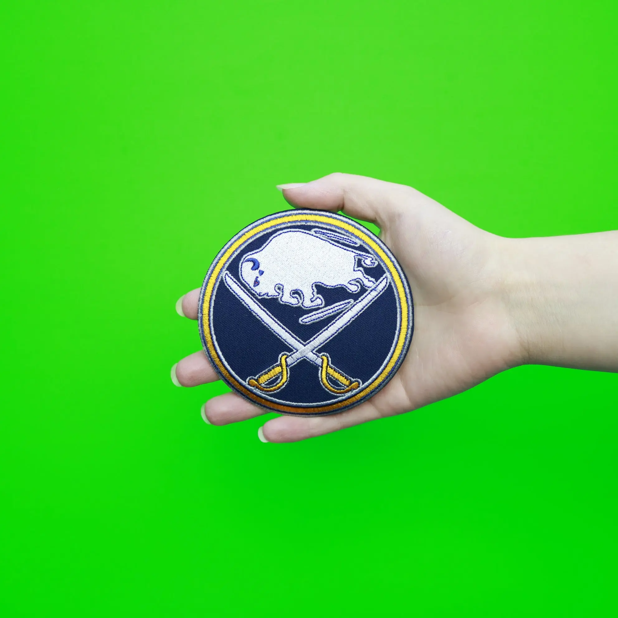 Buffalo Sabres Round Team Logo Patch - Image 2