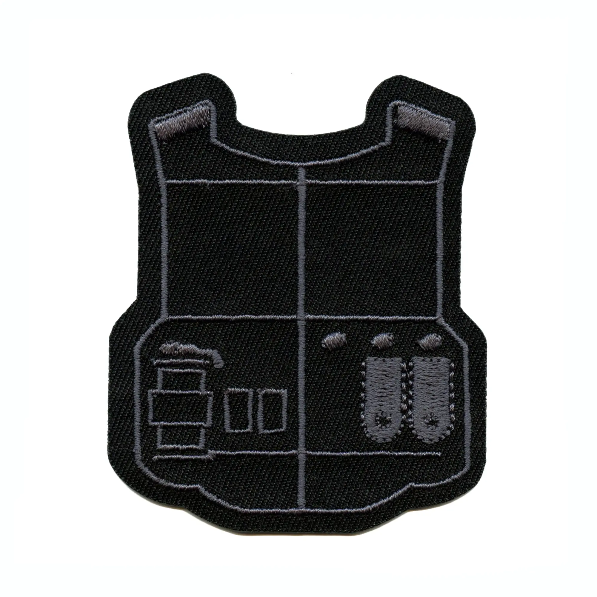 Bullet Proof Vest Patch Police Gear Video Embroidered Iron On
