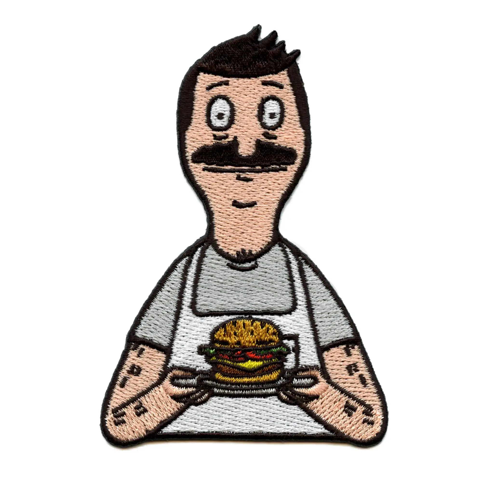 Bob's Burger Bob Patch Restaurant TV Show Sitcom Embroidered Iron On