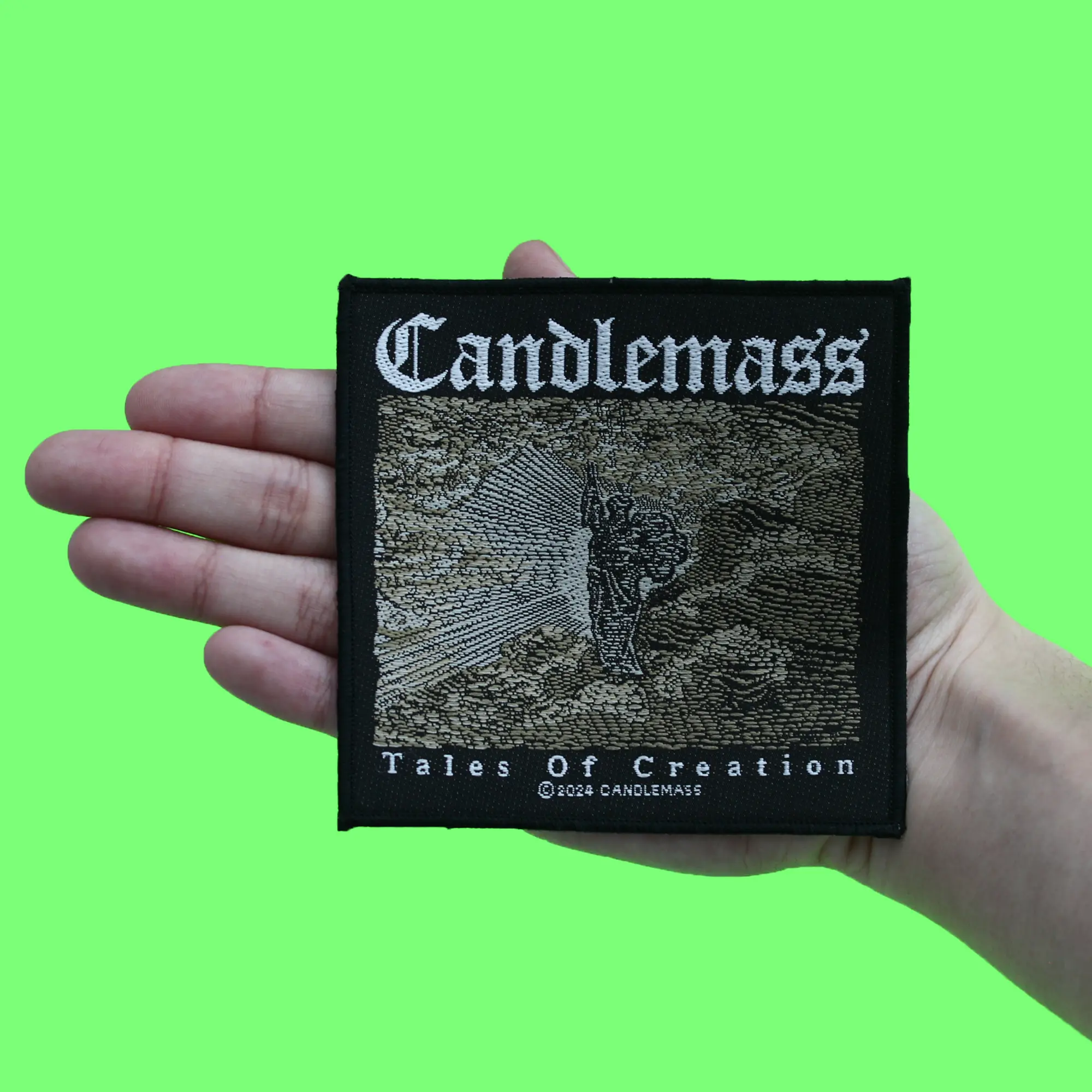 Candlemass Rock Band Patch Tales Of Creation Woven Sew On - Image 2