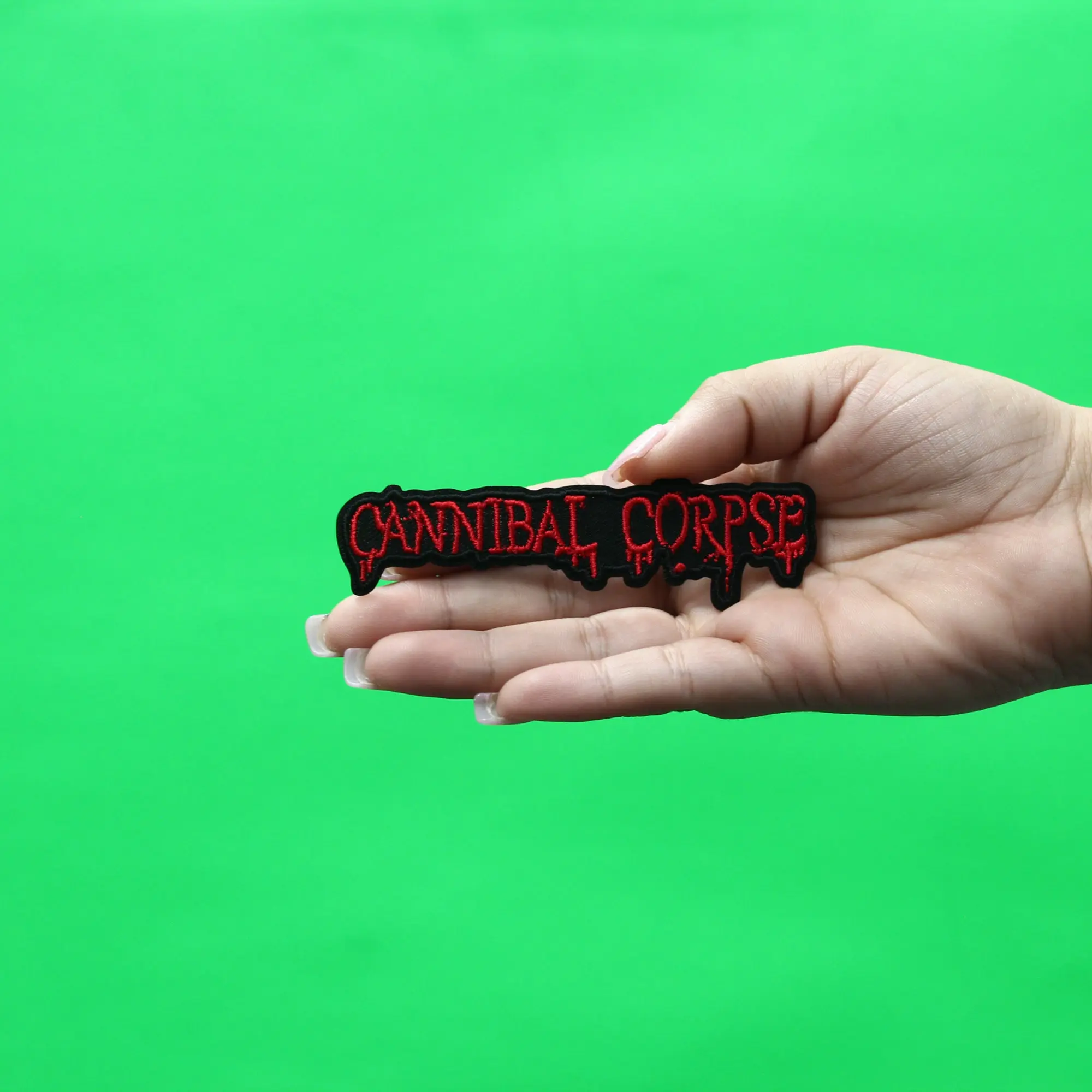 Cannibal Corpse Blood Logo Patch Death Metal Band Embroidered Iron On - Image 2