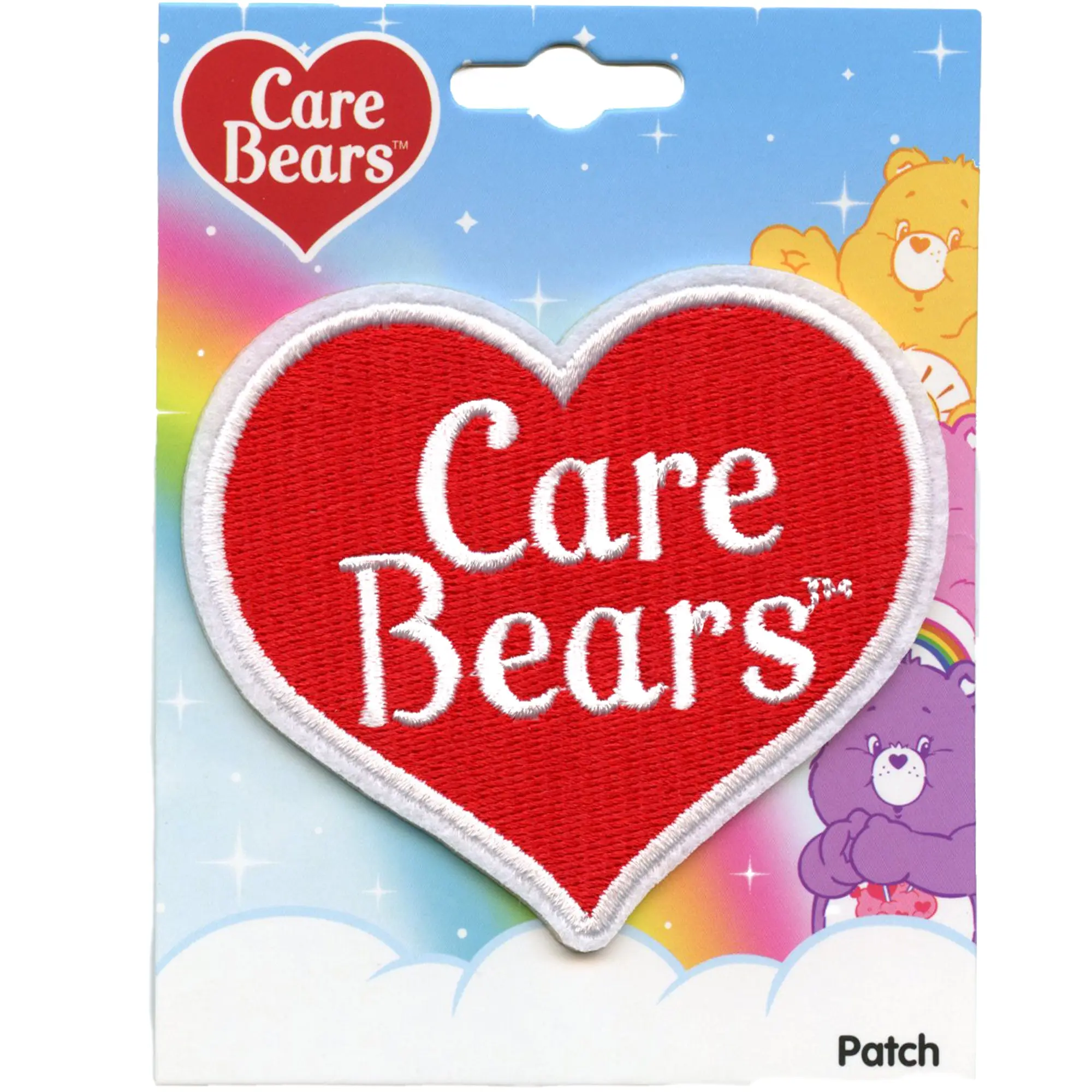 Care Bear Heart Patch Cute Kids Cartoon Embroidered Iron On - Image 2