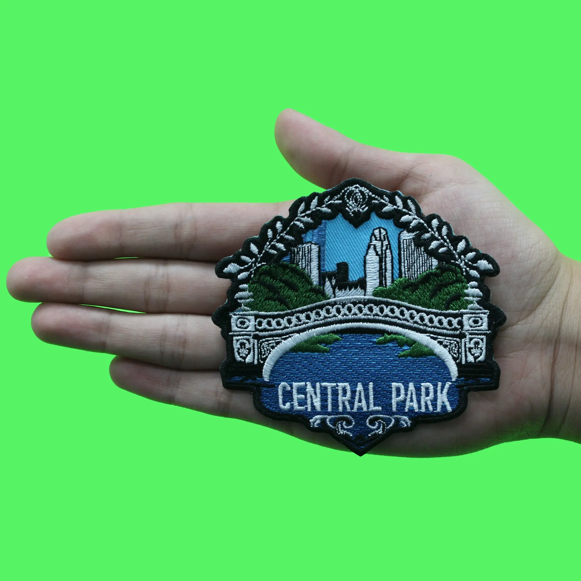 Central Park New York Patch Travel Souvenir Tourist Embroidered Iron On - Image 2