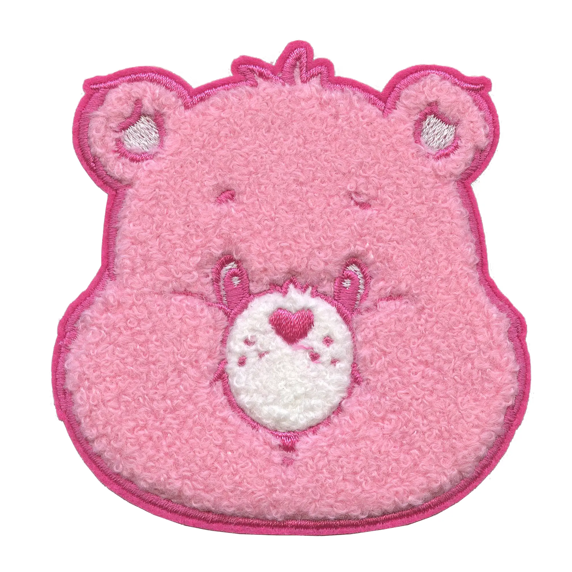 Cheer Care Bear Patch TV Kids Cartoon Chenille Iron On