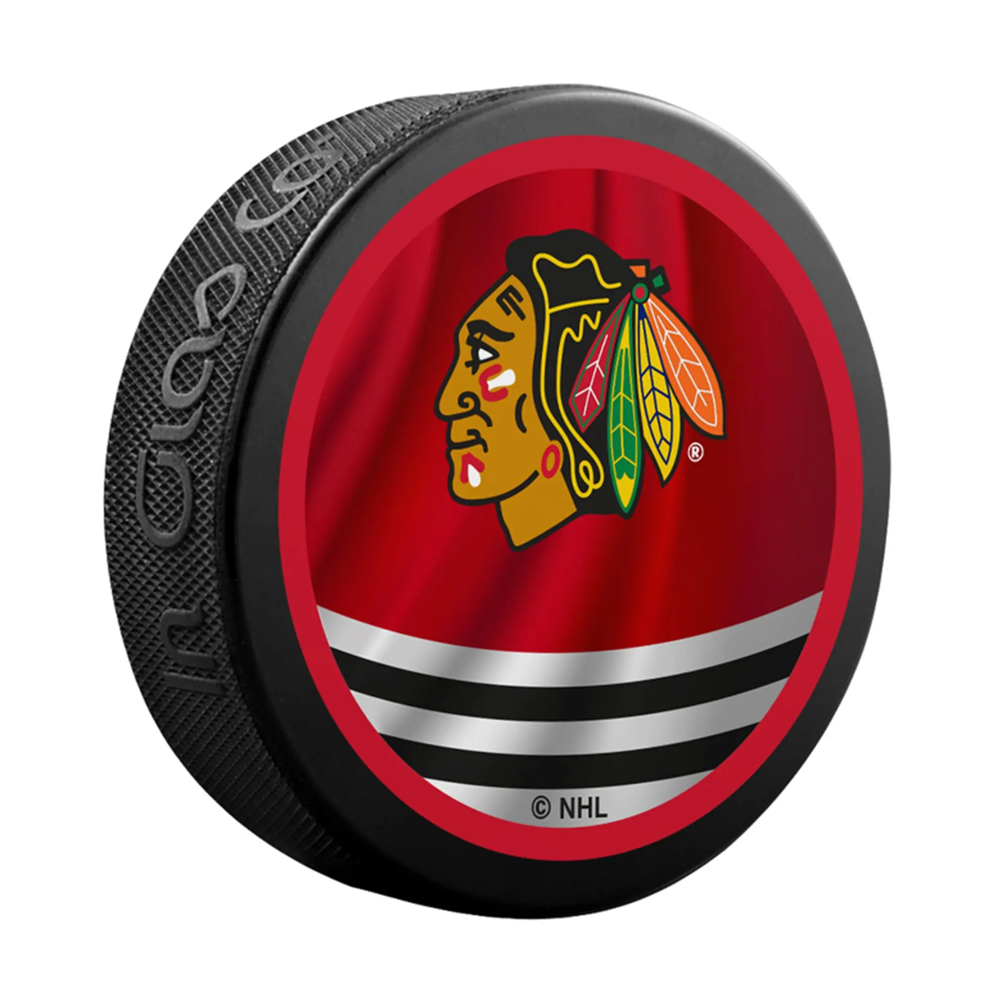 Chicago Blackhawks Retro Hockey Souvenir Game Puck