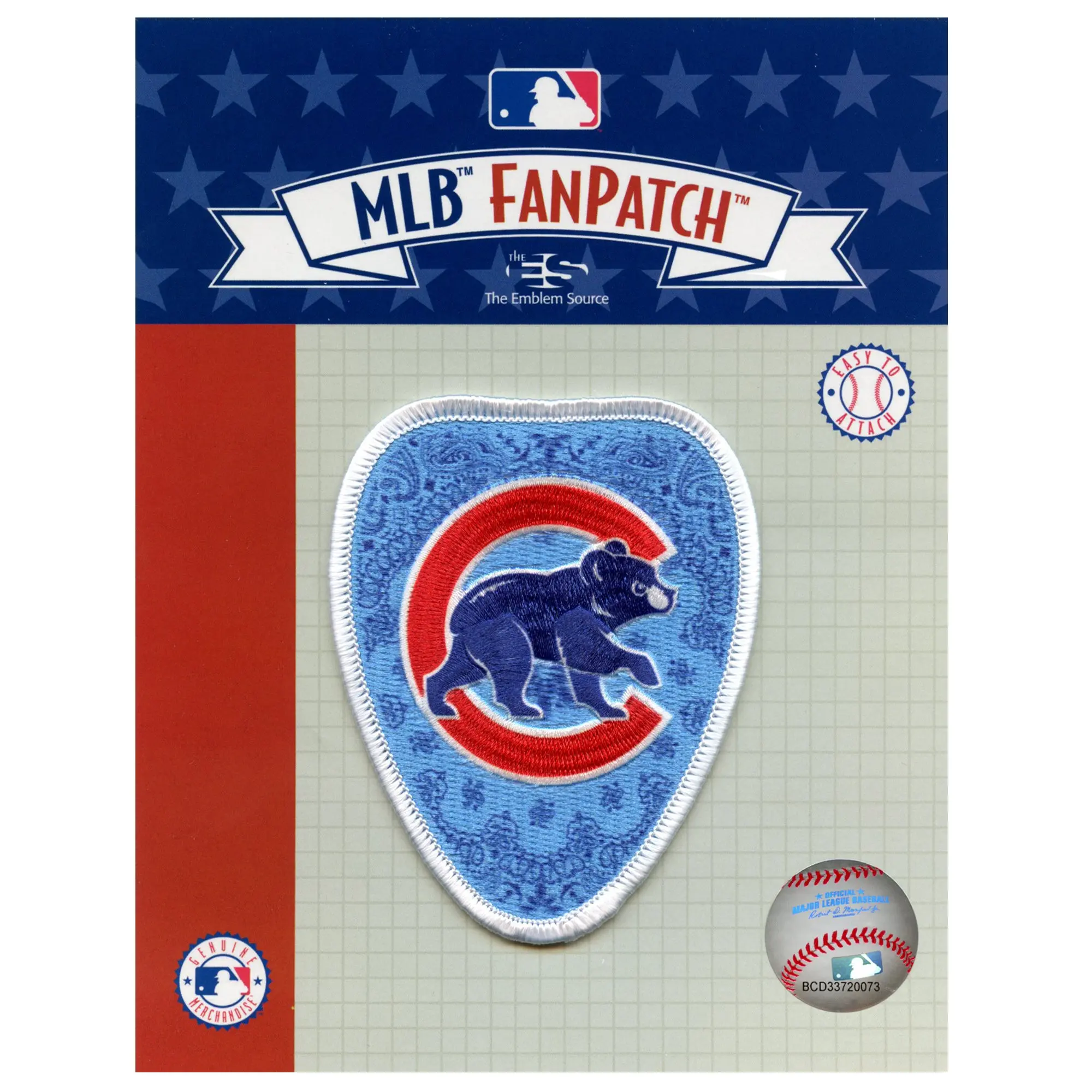 Chicago Cubs Logo Fan Patch Pro Baseball Team Embroidered Iron On - Image 2