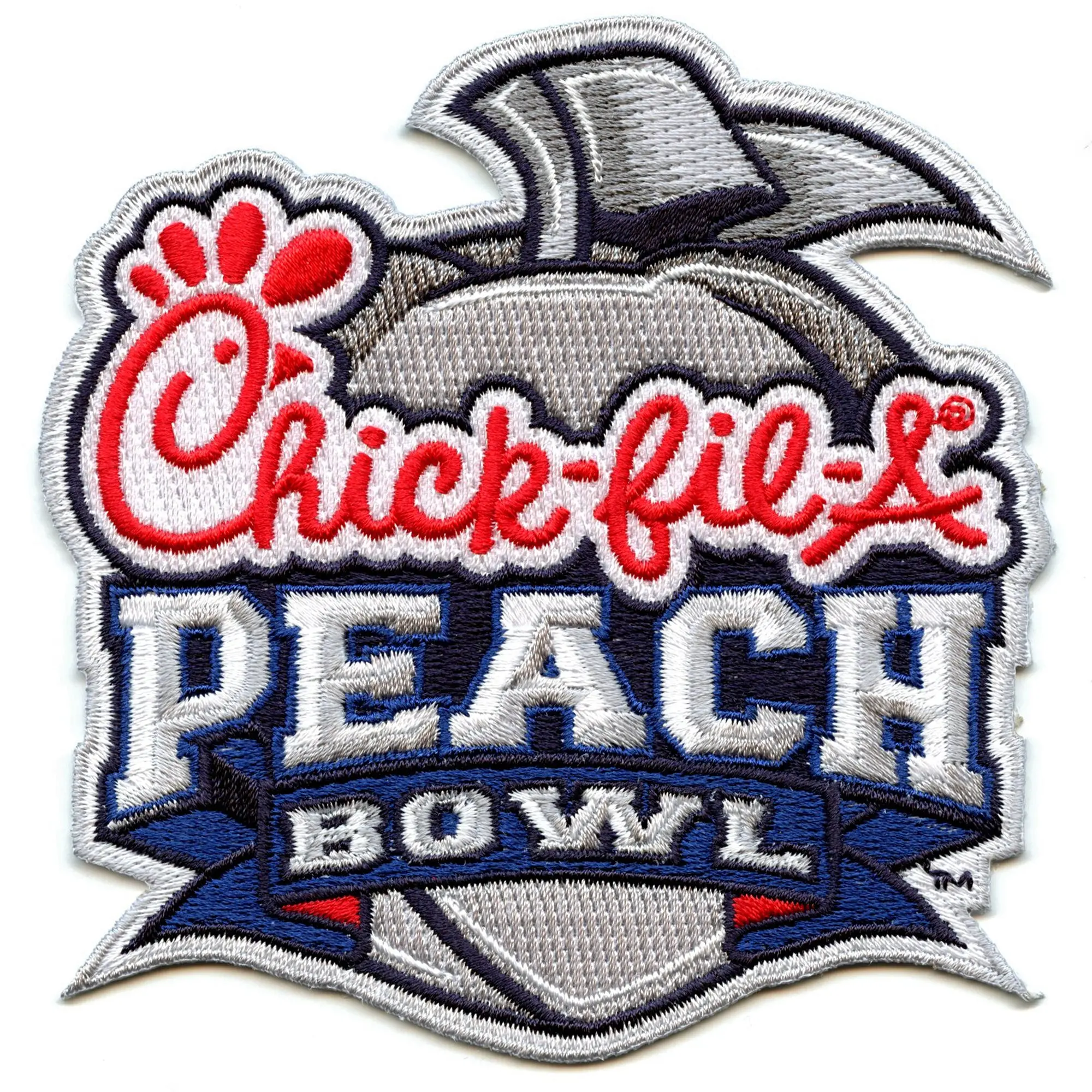 Chick-Fil-A Peach Bowl Game Jersey Patch Oregon Indiana 2026 - Image 2
