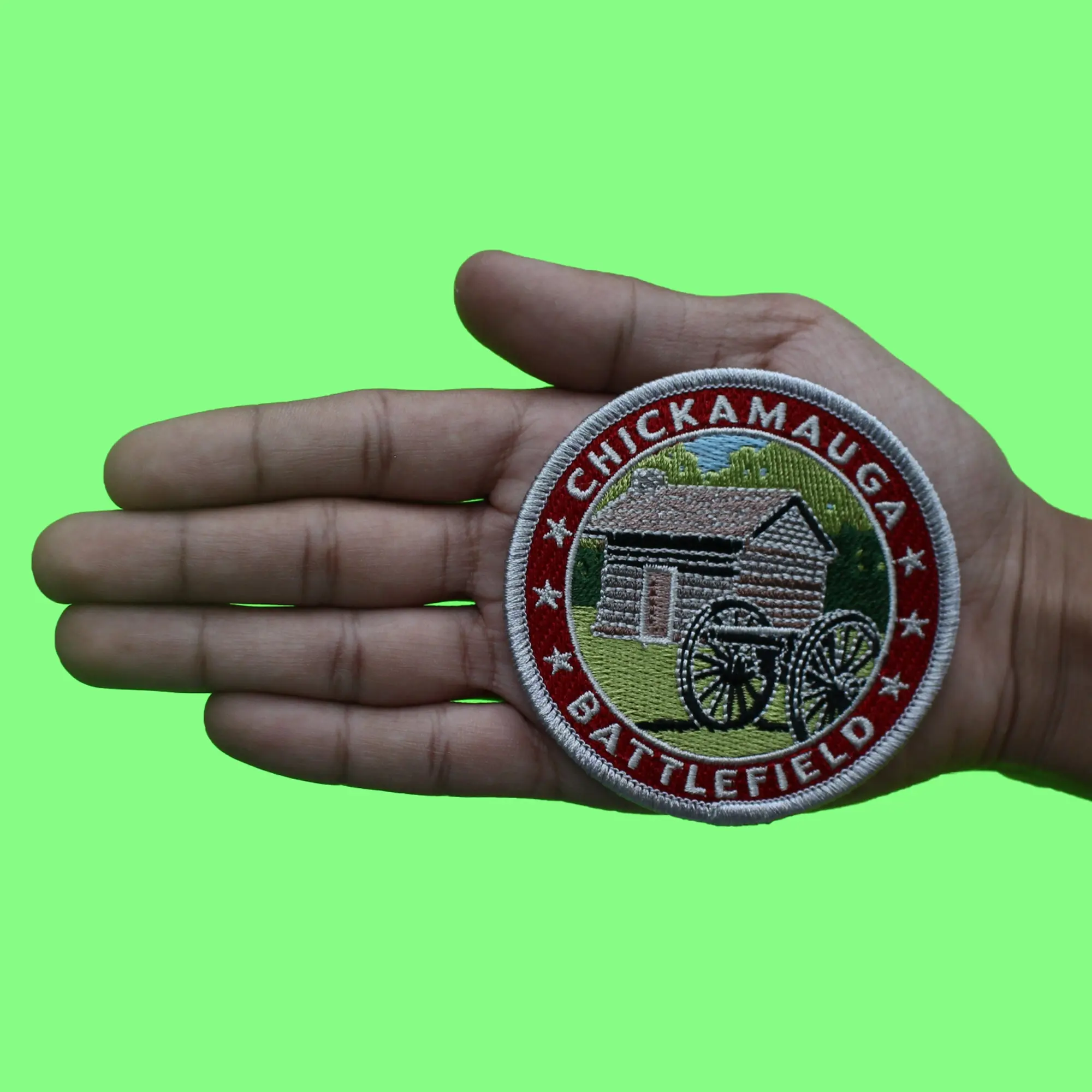 Chickamauga Chattanooga Tennessee Patch National Military Park Embroidered Iron On - Image 3