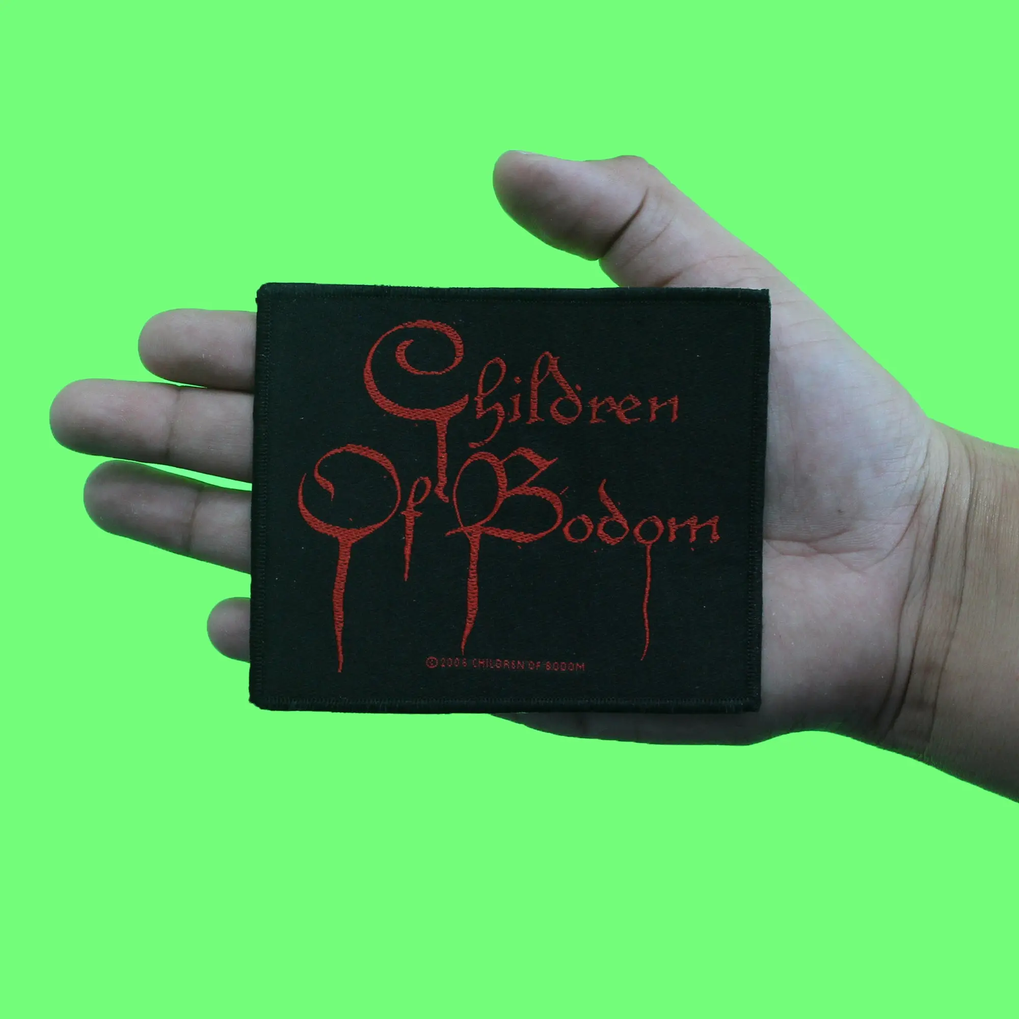 Children of Bodom Patch Band Name Logo Woven Sew On - Image 2