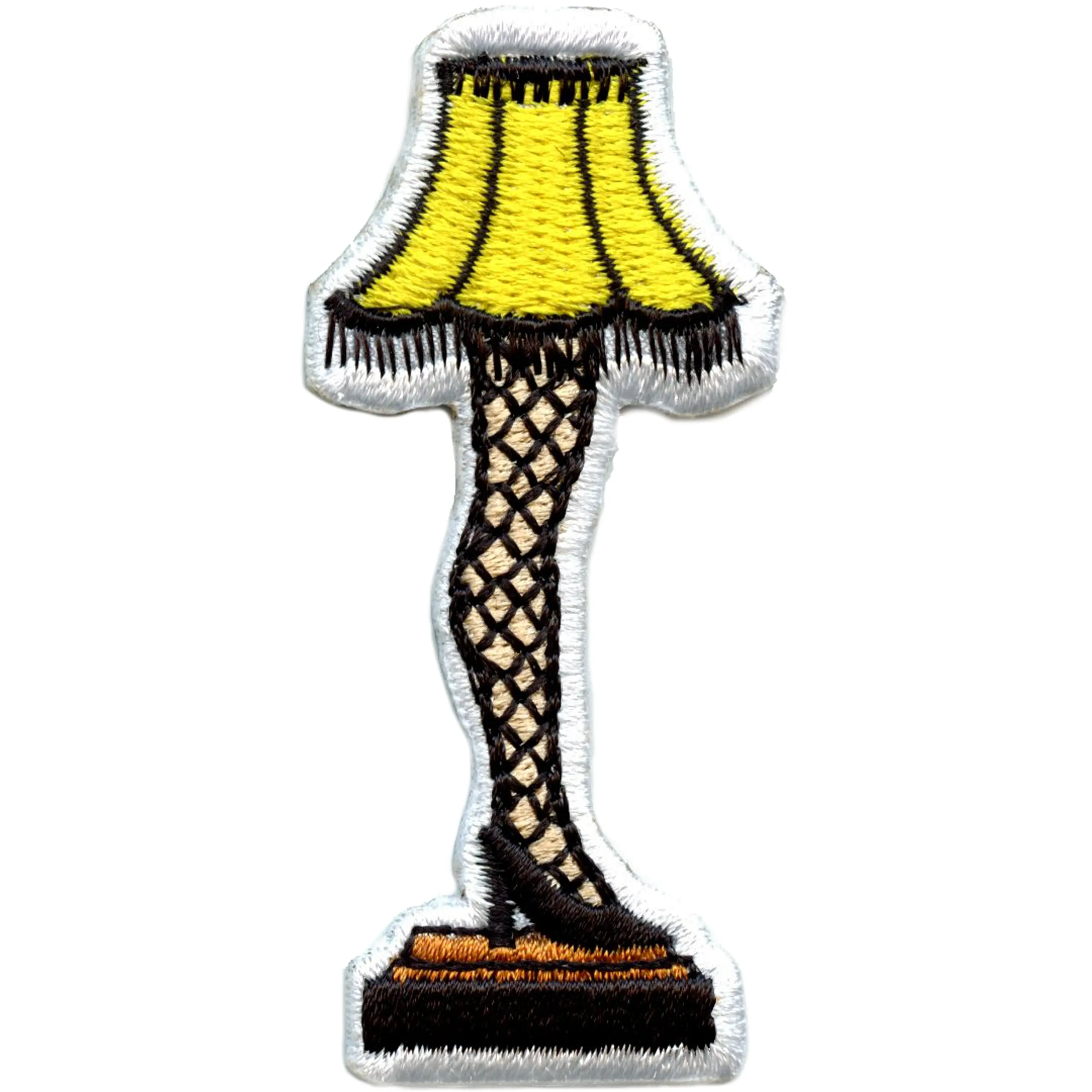 Christmas Lady Lamp Patch Iconic Holiday Movie Embroidered Iron On