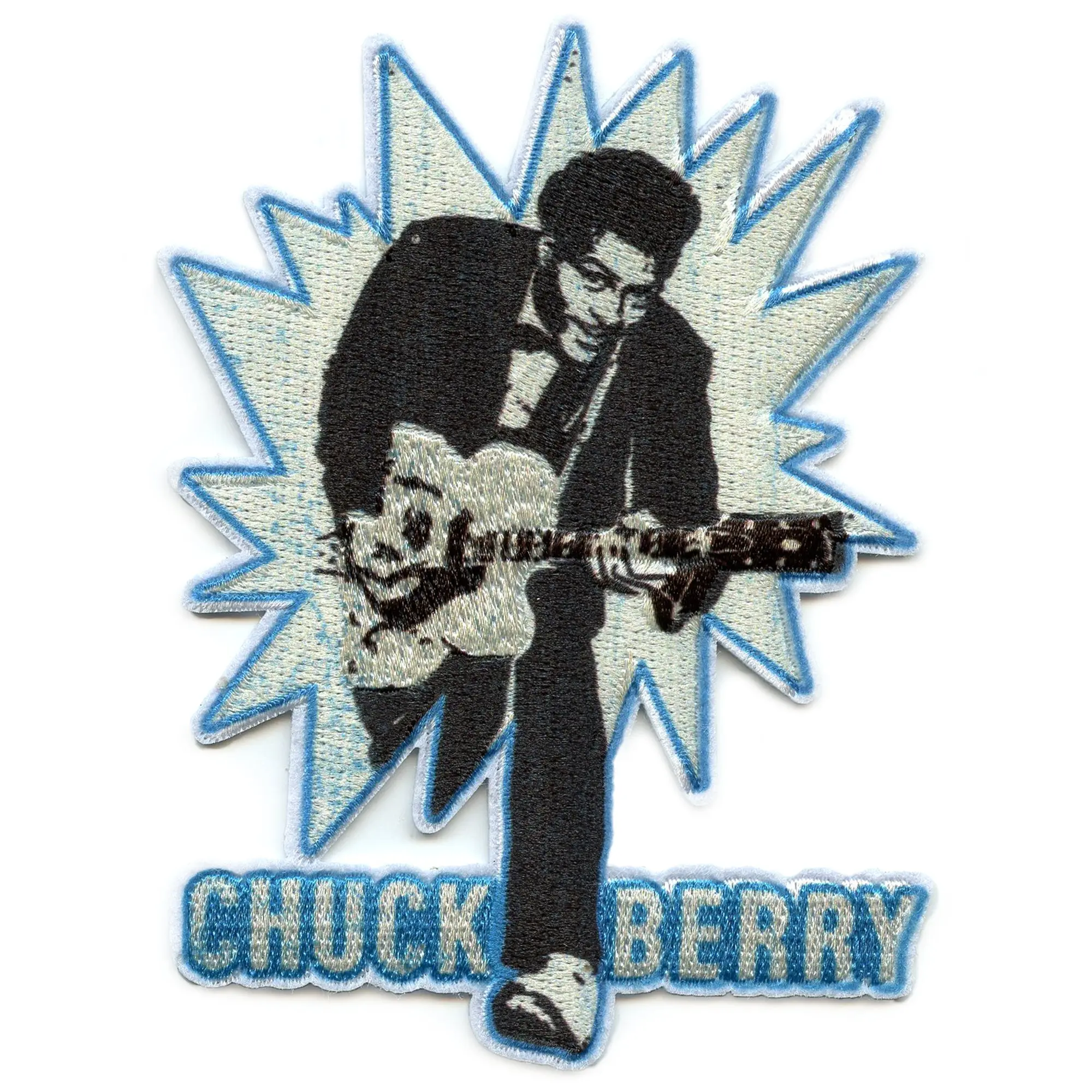 Chuck Berry Star Patch Father Of Rock Sublimation Iron-On