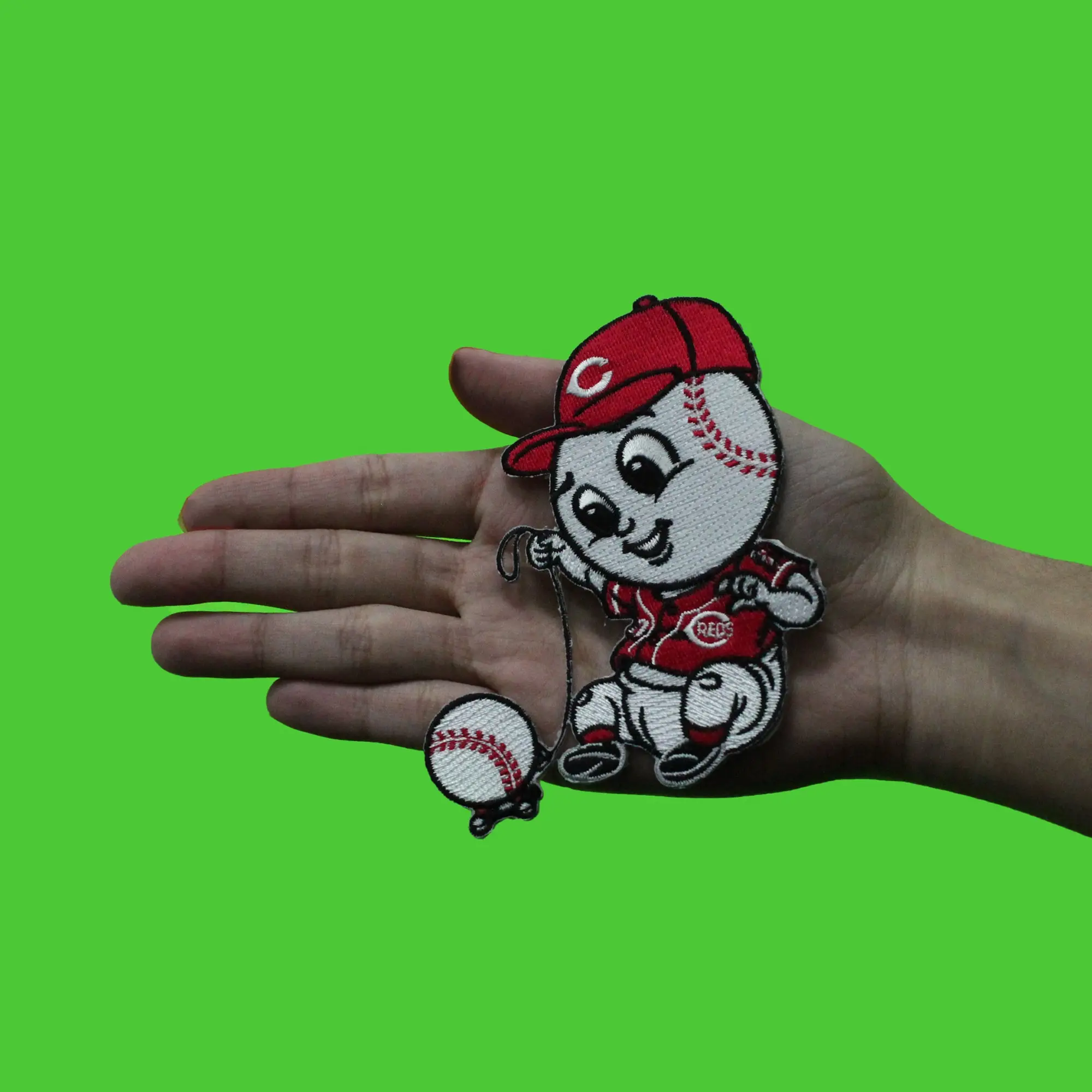 Cincinnati Reds Team Baby Mascot 'Mr. Red' Self-Adhesive Patch - Image 2