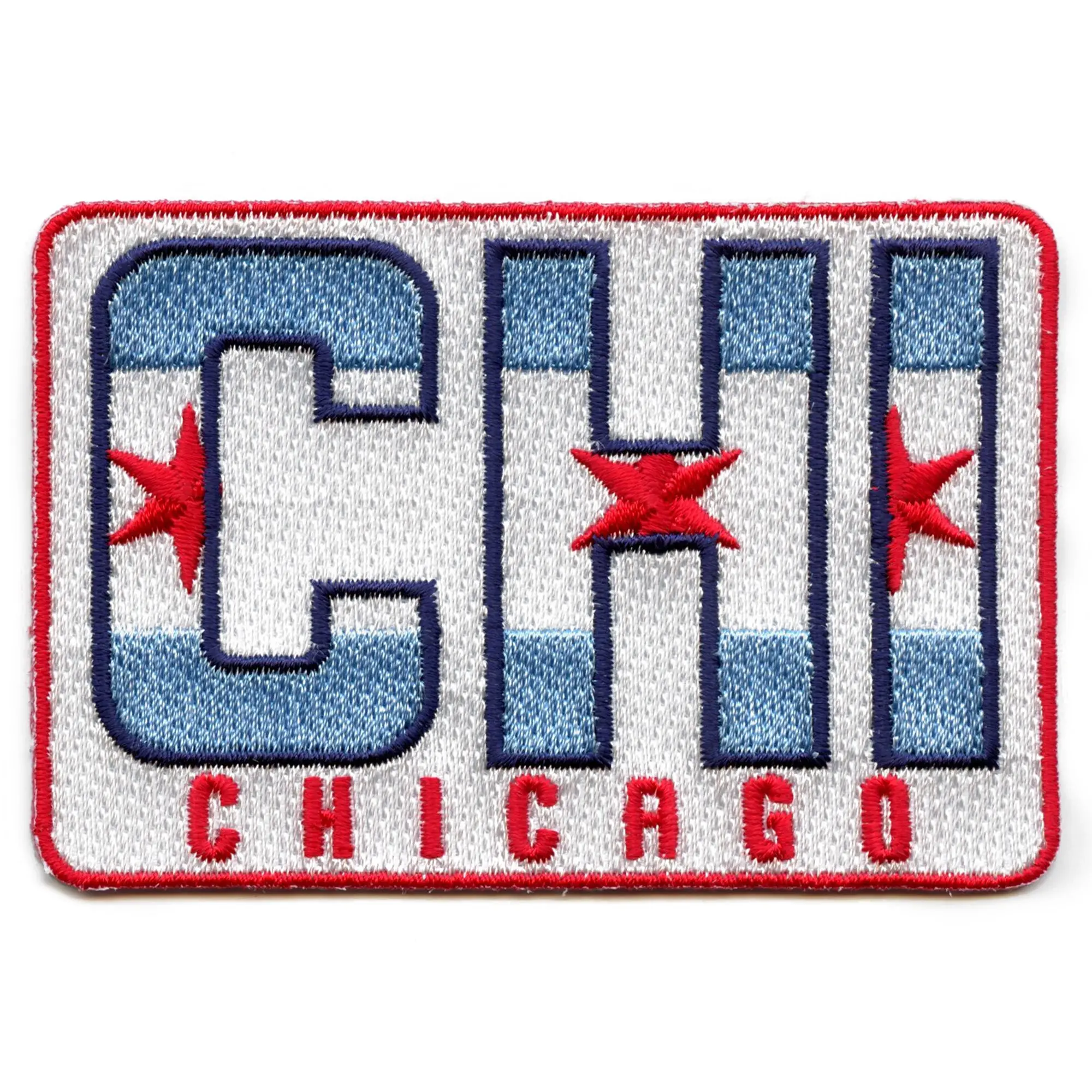 Chicago Bulls 'CHI' Town Patch City Flag Embroidered - Image 2