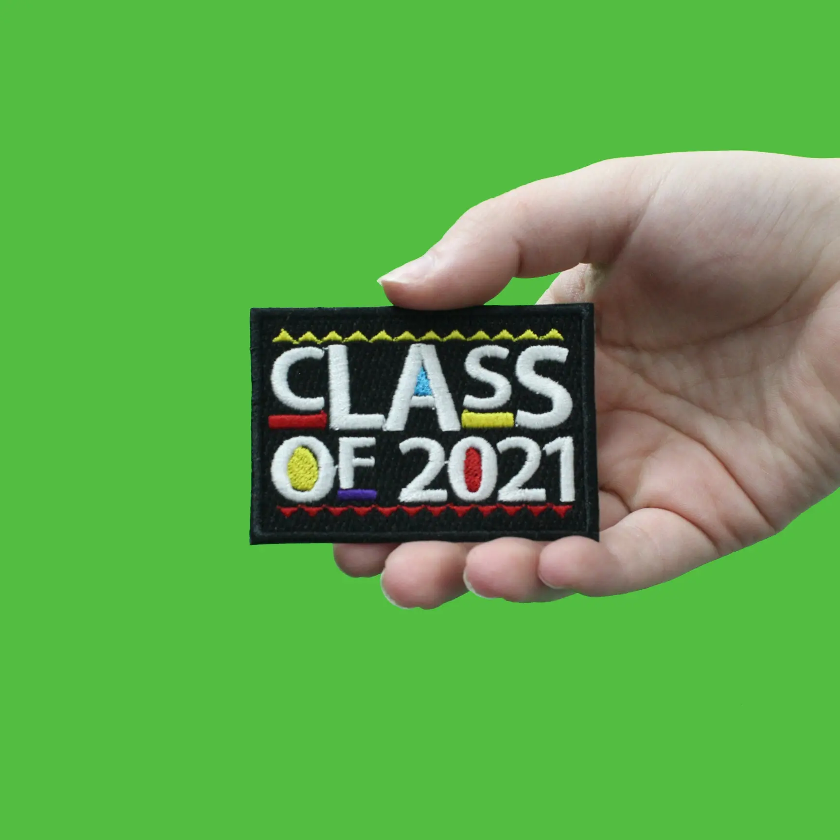 Class Of 2021 HBCU Box Logo Embroidered Iron On Patch - Image 2
