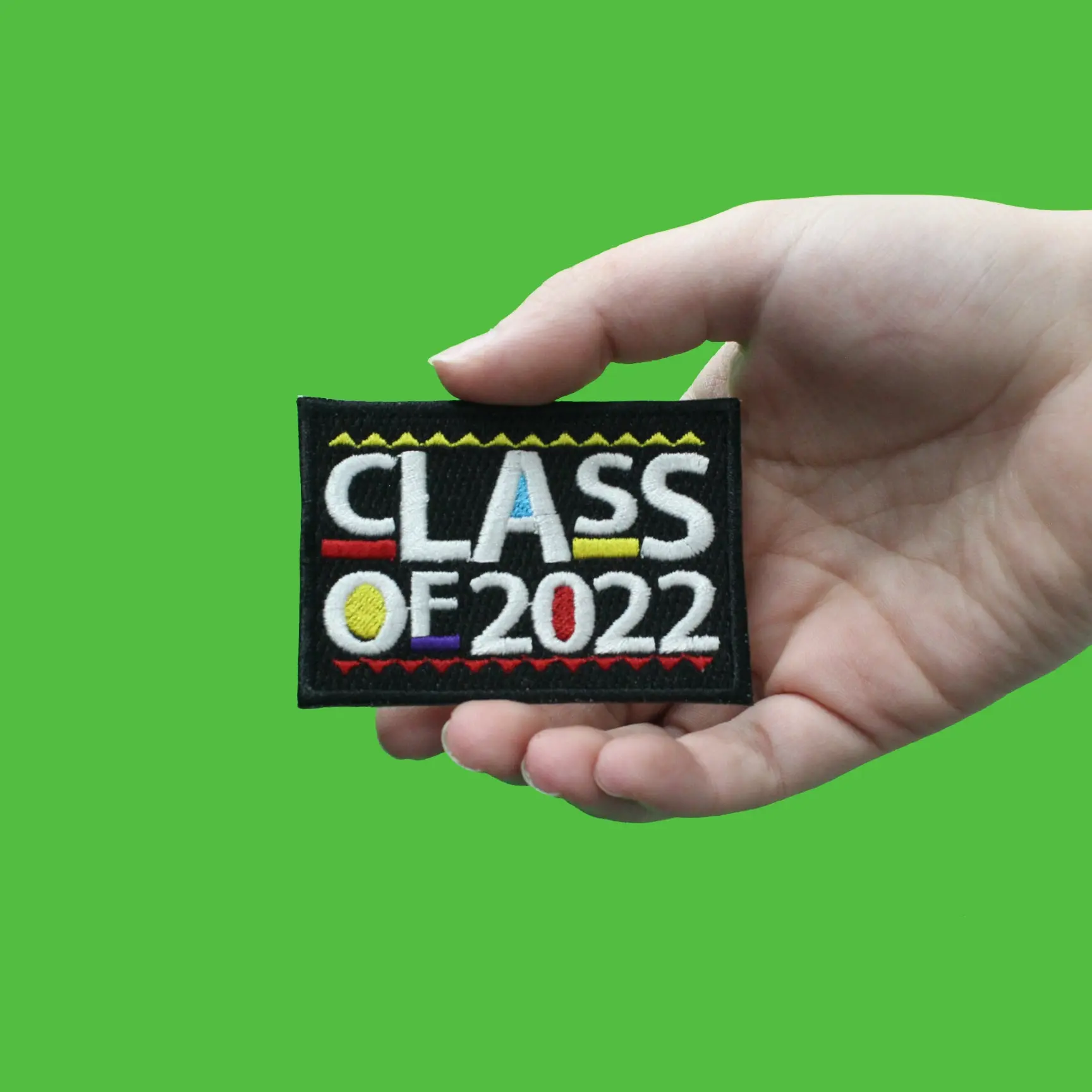 Class Of 2022 HBCU Box Logo Embroidered Iron On Patch - Image 2