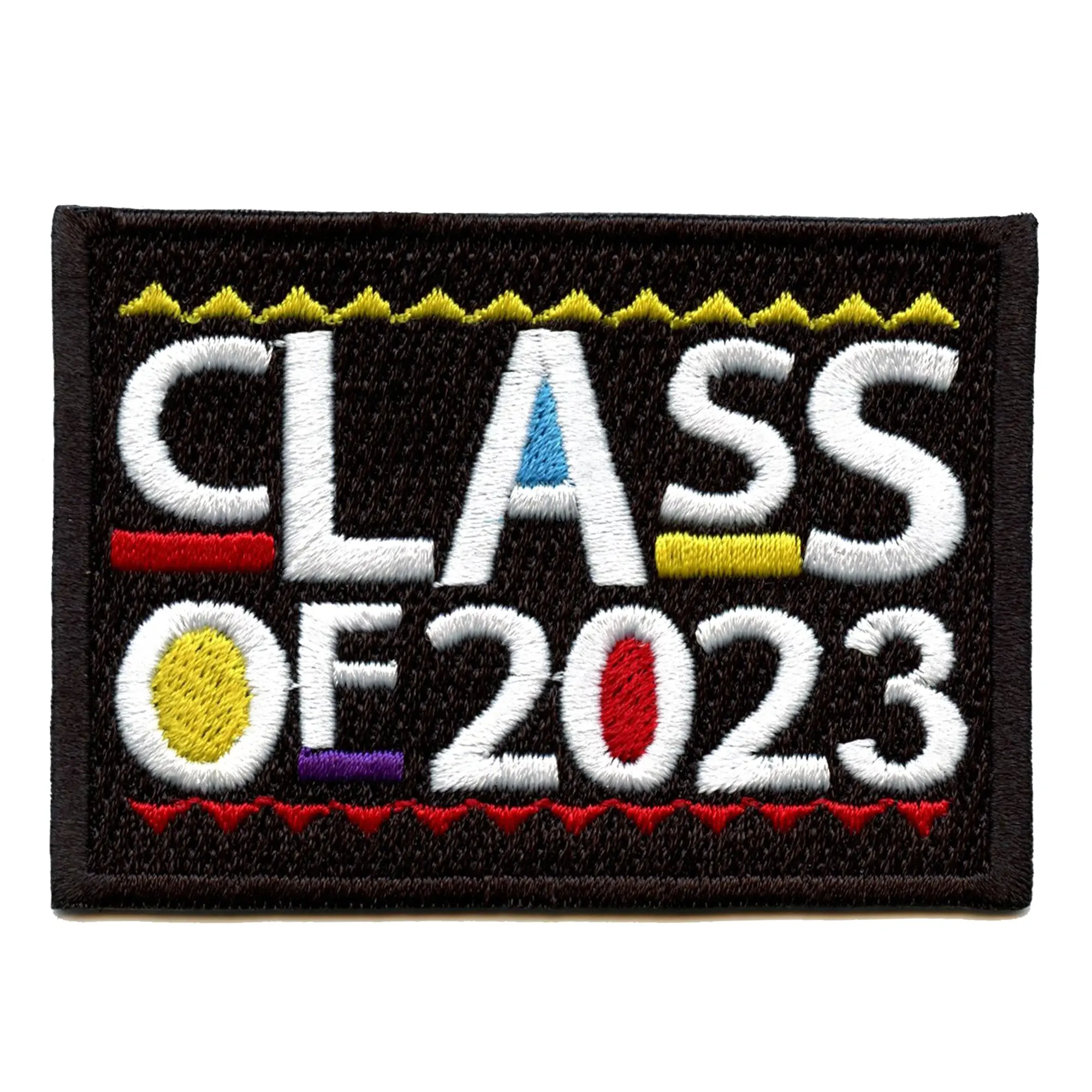 Class Of 2023 HBCU Patch Box Logo Embroidered Iron On