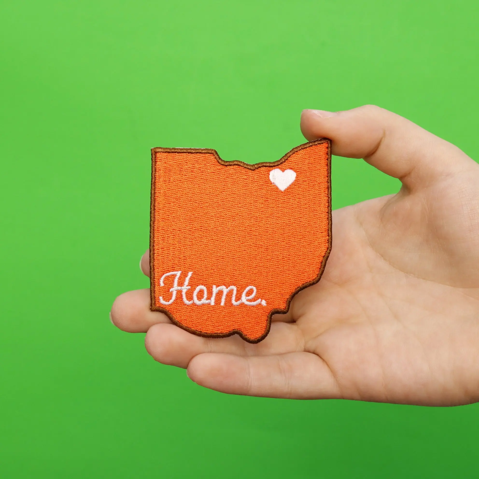 Cleveland Ohio Home State Embroidered Iron On Patch - Image 2