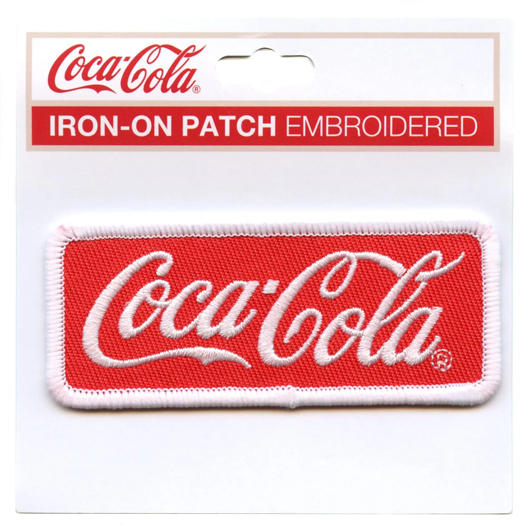 Coca Cola Logo Patch Delicious Cold Beverage Embroidered Iron On - Image 2