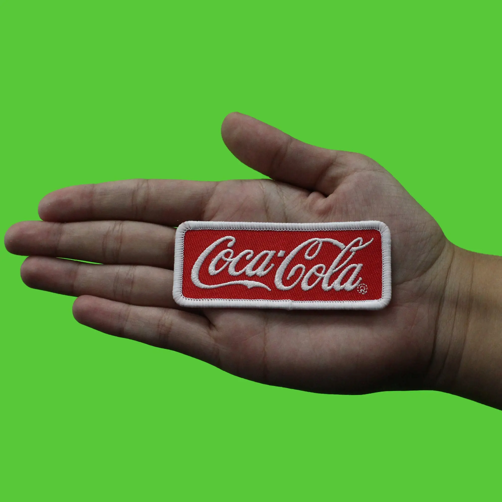Coca Cola Logo Patch Delicious Cold Beverage Embroidered Iron On - Image 3