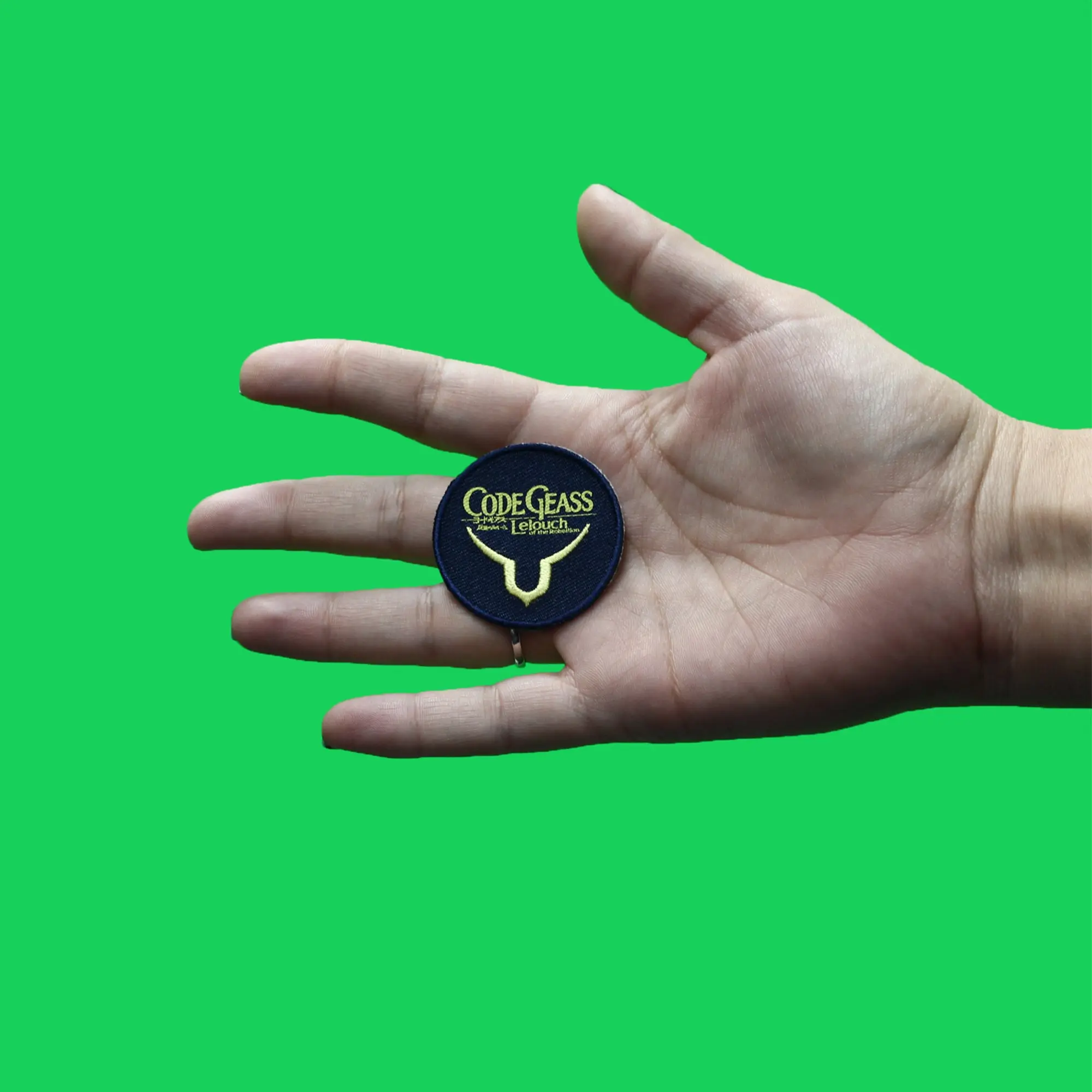 Code Geass Symbol Patch Power of Kings Embroidered Iron On - Image 2