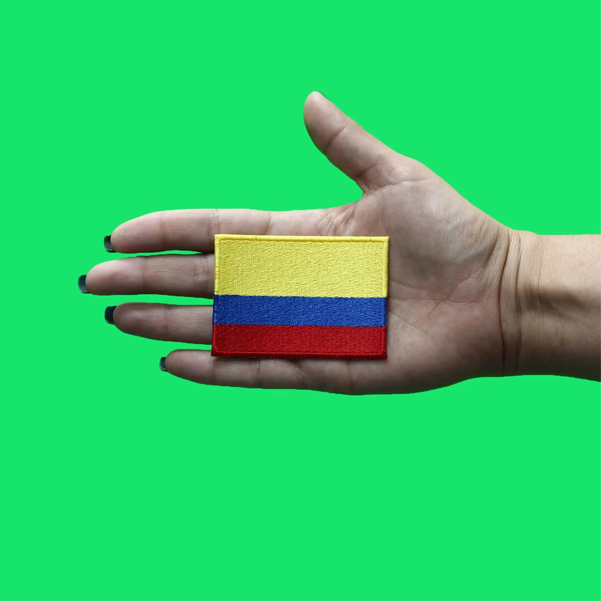 Colombia Country Flag Patch Republic South America Embroidered Iron On - Image 2