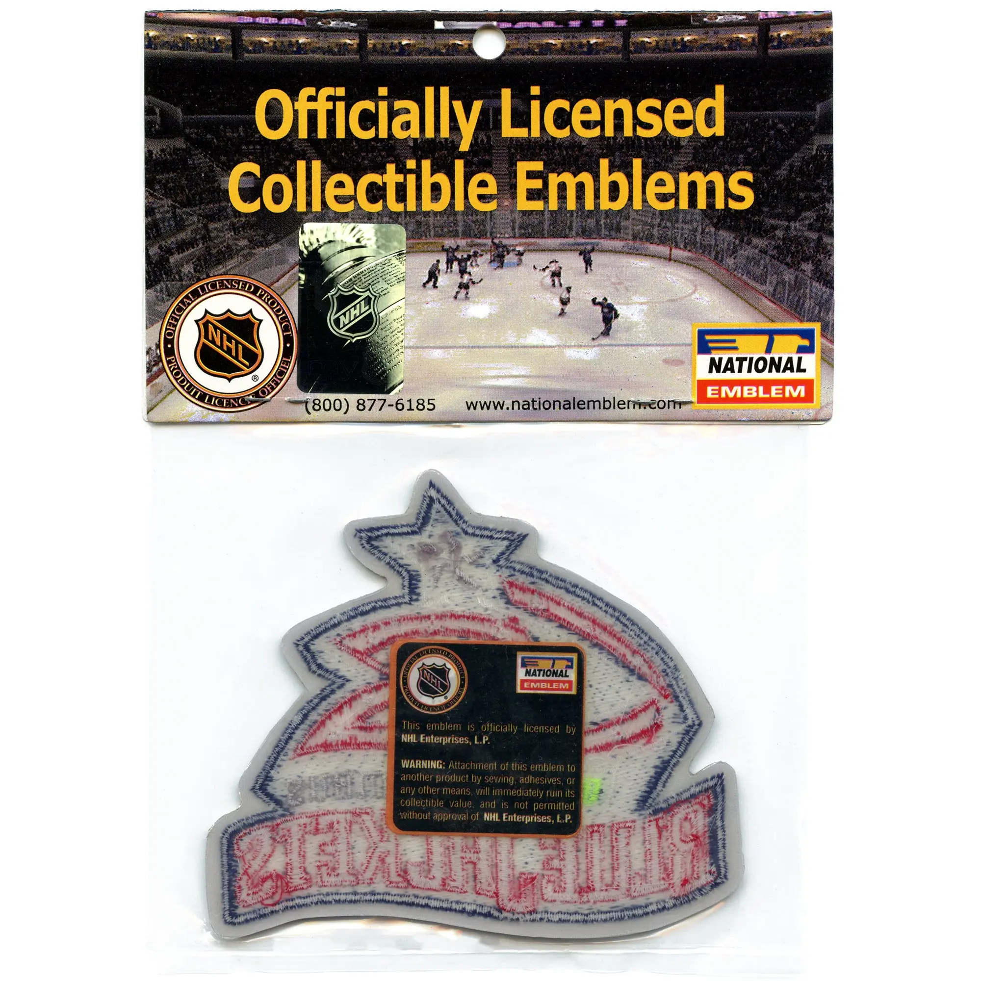 Columbus Blue Jackets Retro Team Logo Embroidered Patch - Image 3