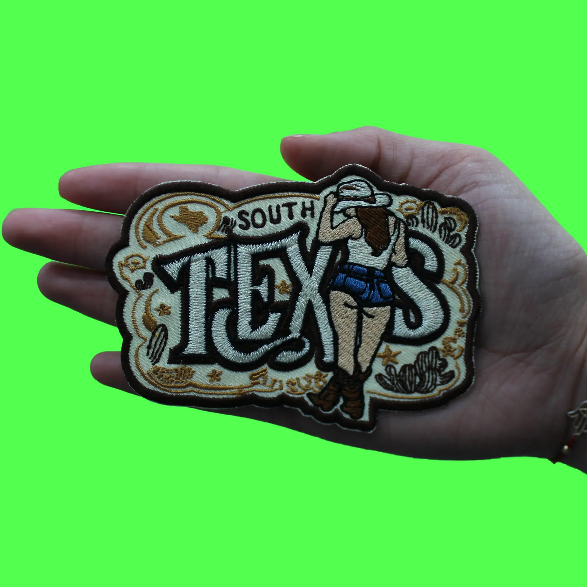 South Texas Cowgirl Patch Western Country Aesthetic Embroidered Iron On - Image 2