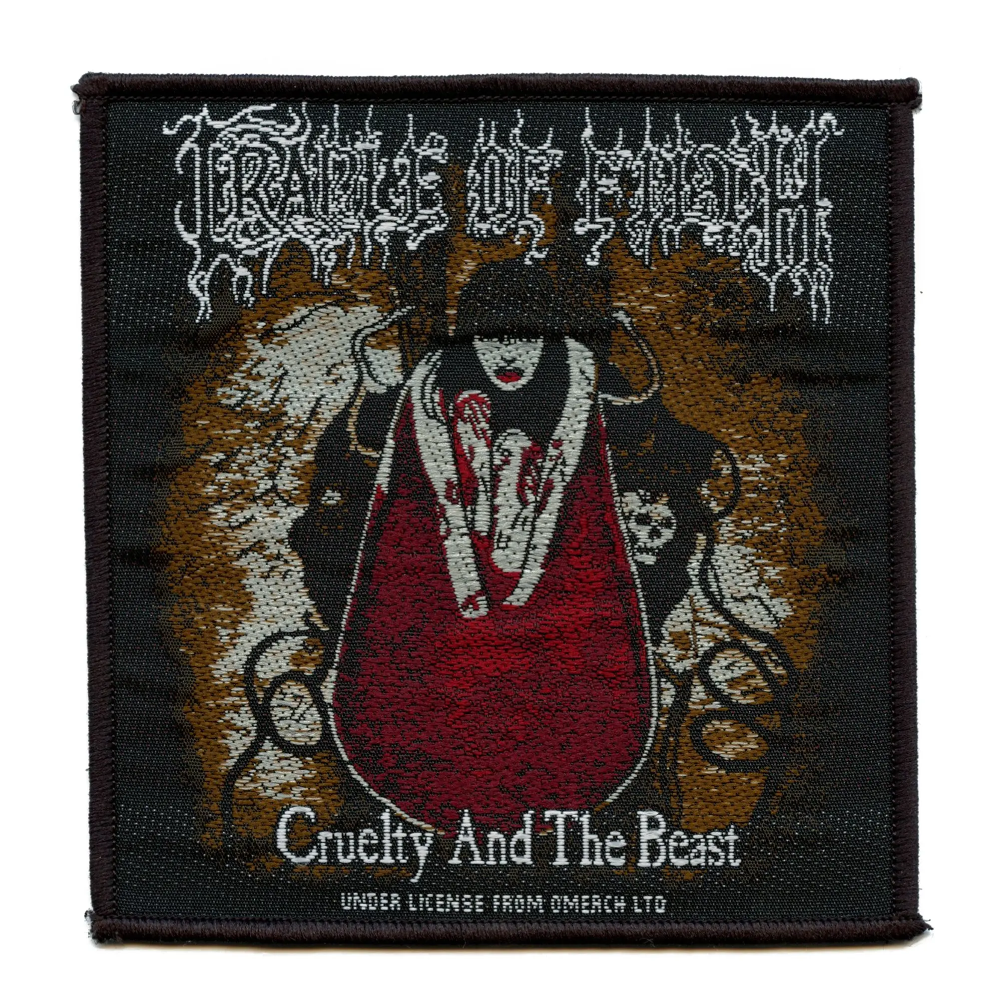 Cradle Of Filth Album Patch Heavy Art Band Woven Sew On