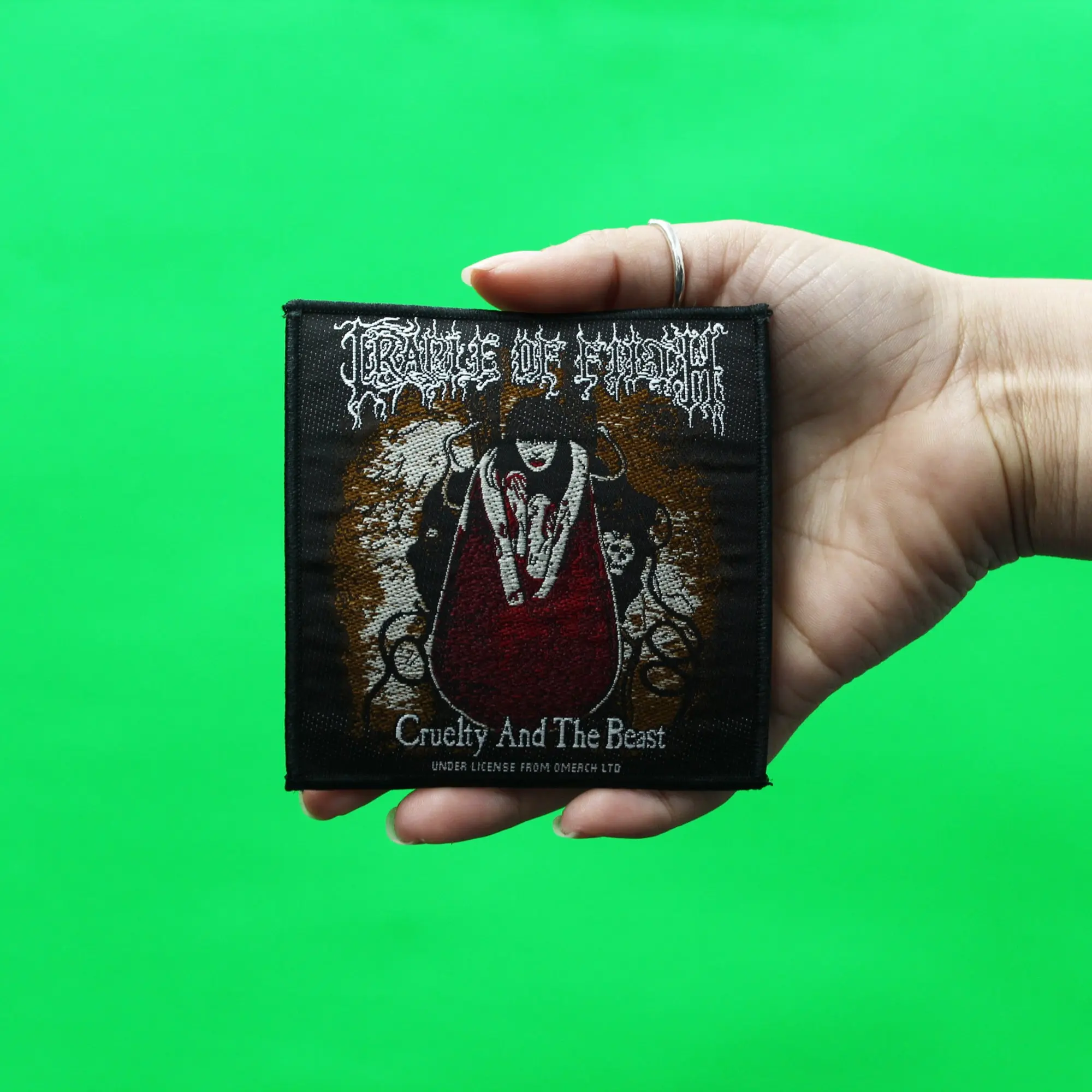 Cradle Of Filth Album Patch Heavy Art Band Woven Sew On - Image 2
