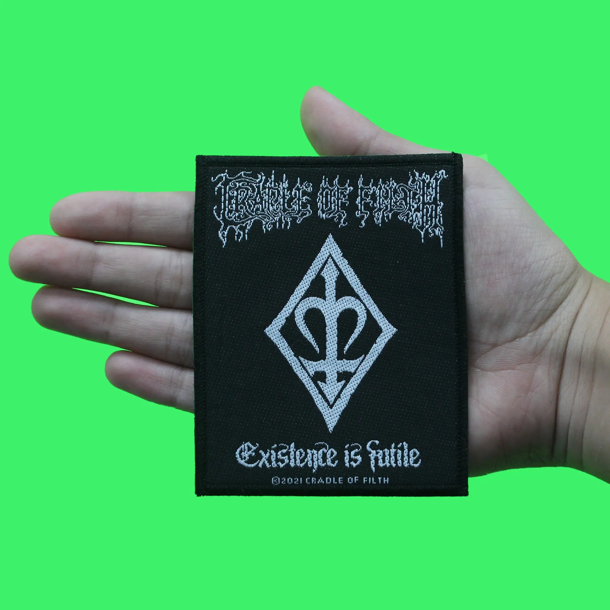 Cradle of Filth Patch Existence Is Futile Woven Sew On - Image 2