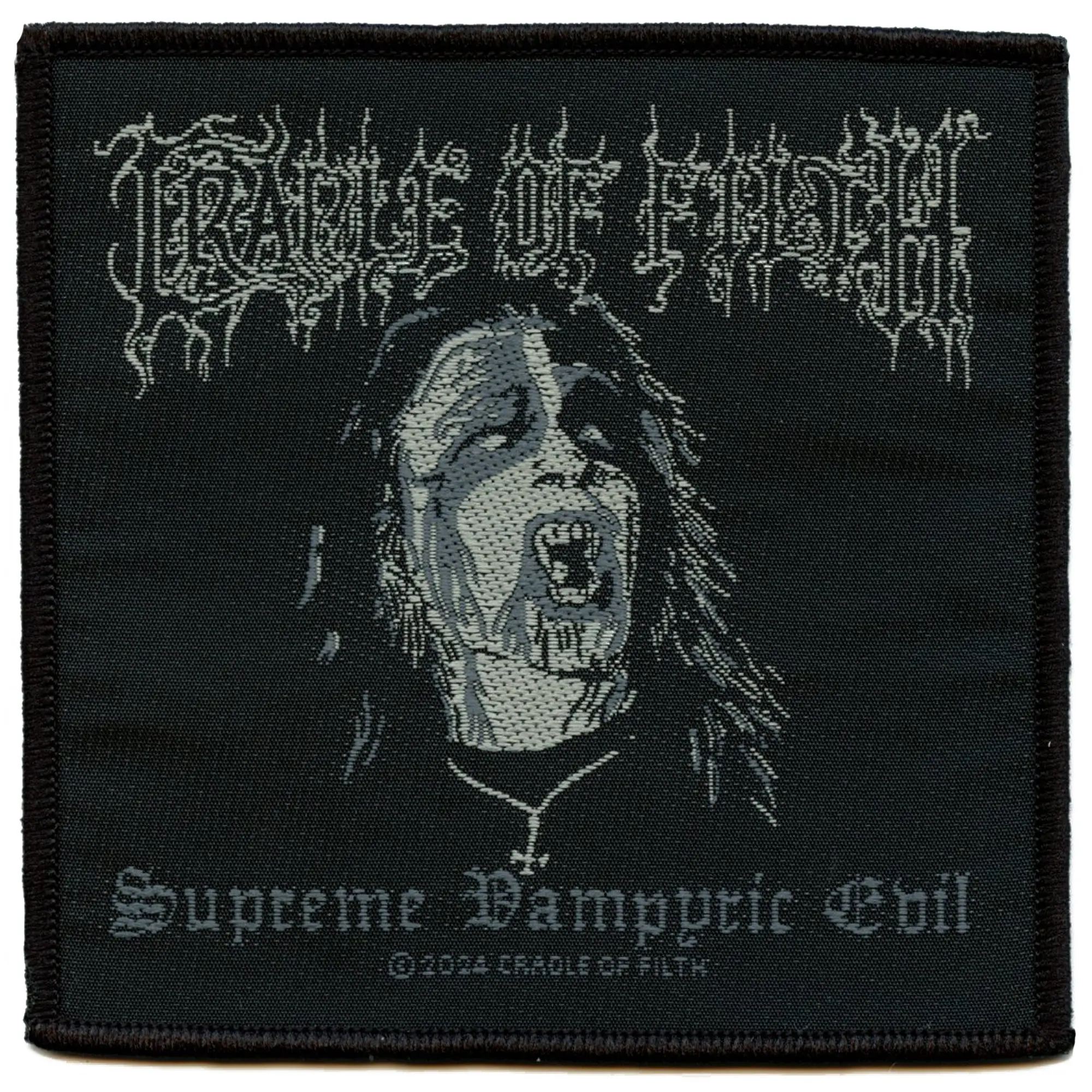 Cradle of Filth Patch Supreme Vampyric Evil Woven Sew On