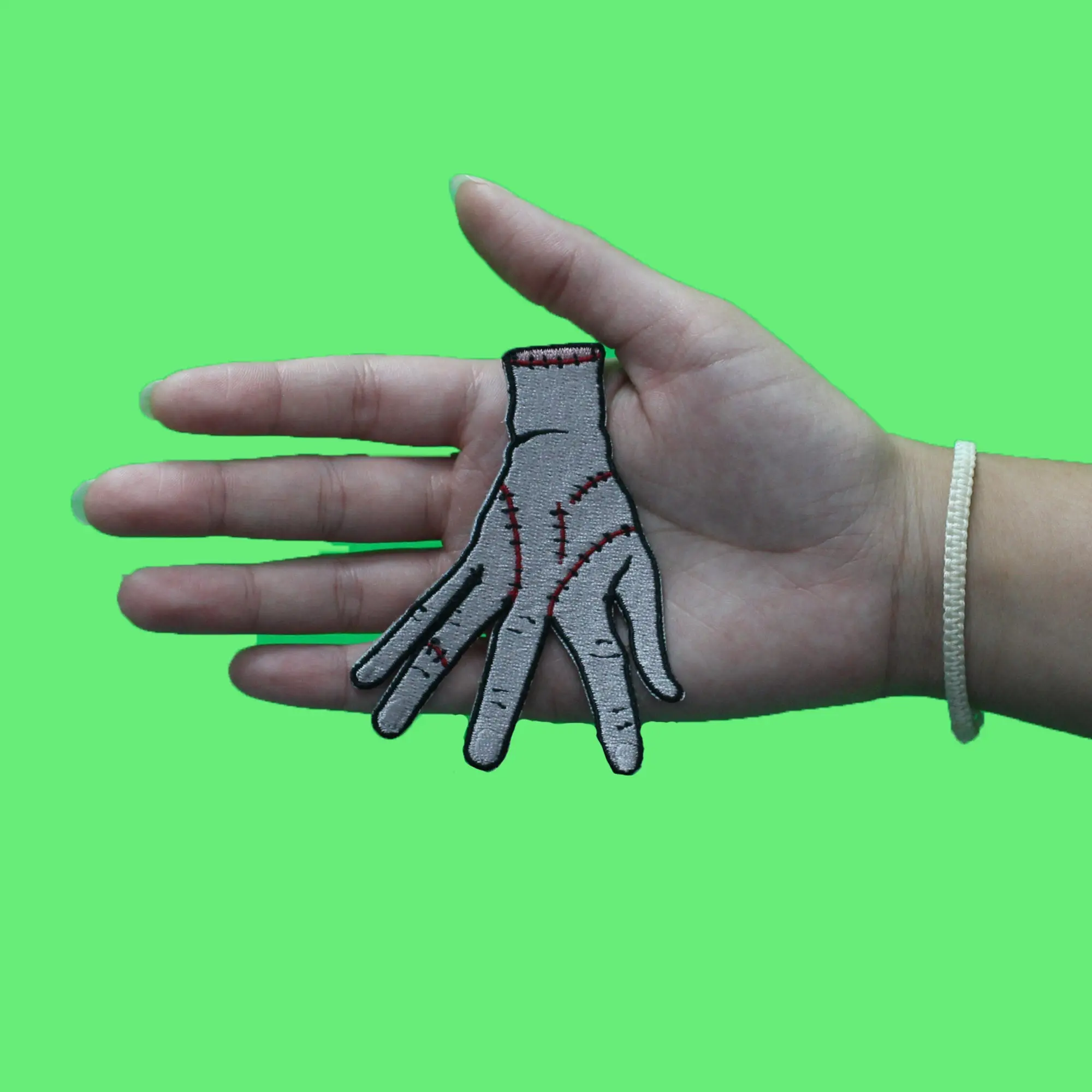 Crawling Detached Hand Patch Creepy Thing Tv Embroidered Iron On - Image 2