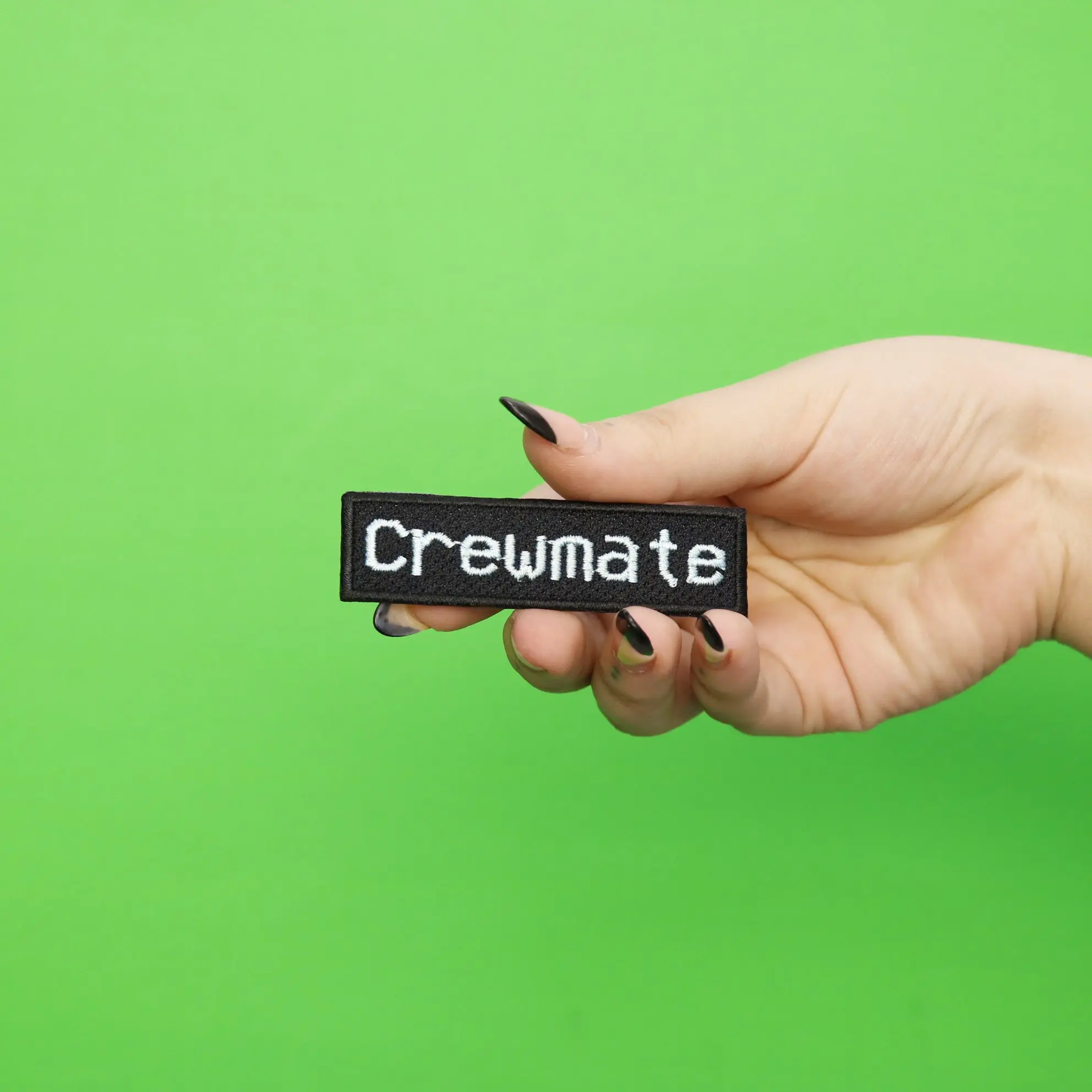 Crewmate Box Logo Embroidered Iron On Patch - Image 2