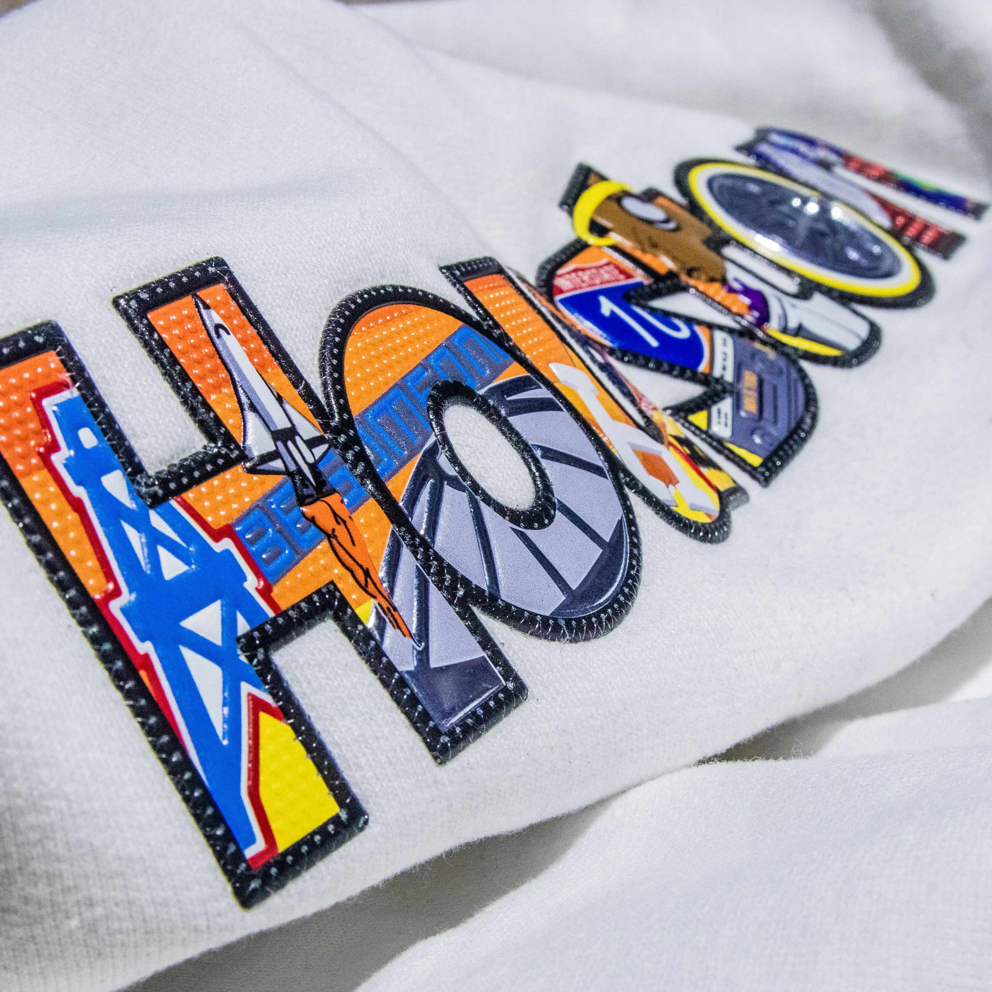 Patch Collection's Houston Texas Iconic Collage Unisex Crew Neck Sweatshirt - Image 2