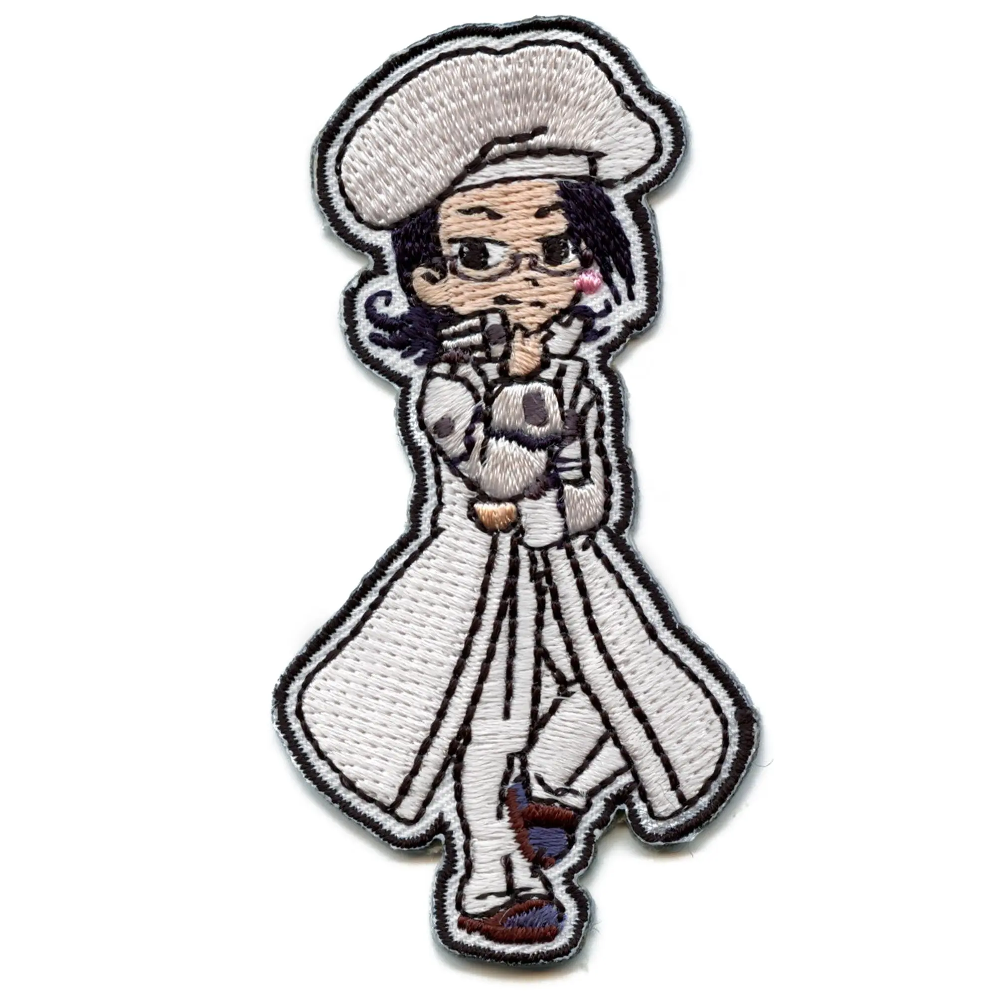 D Gray Man Komui Anime Embroidered Iron On Patch