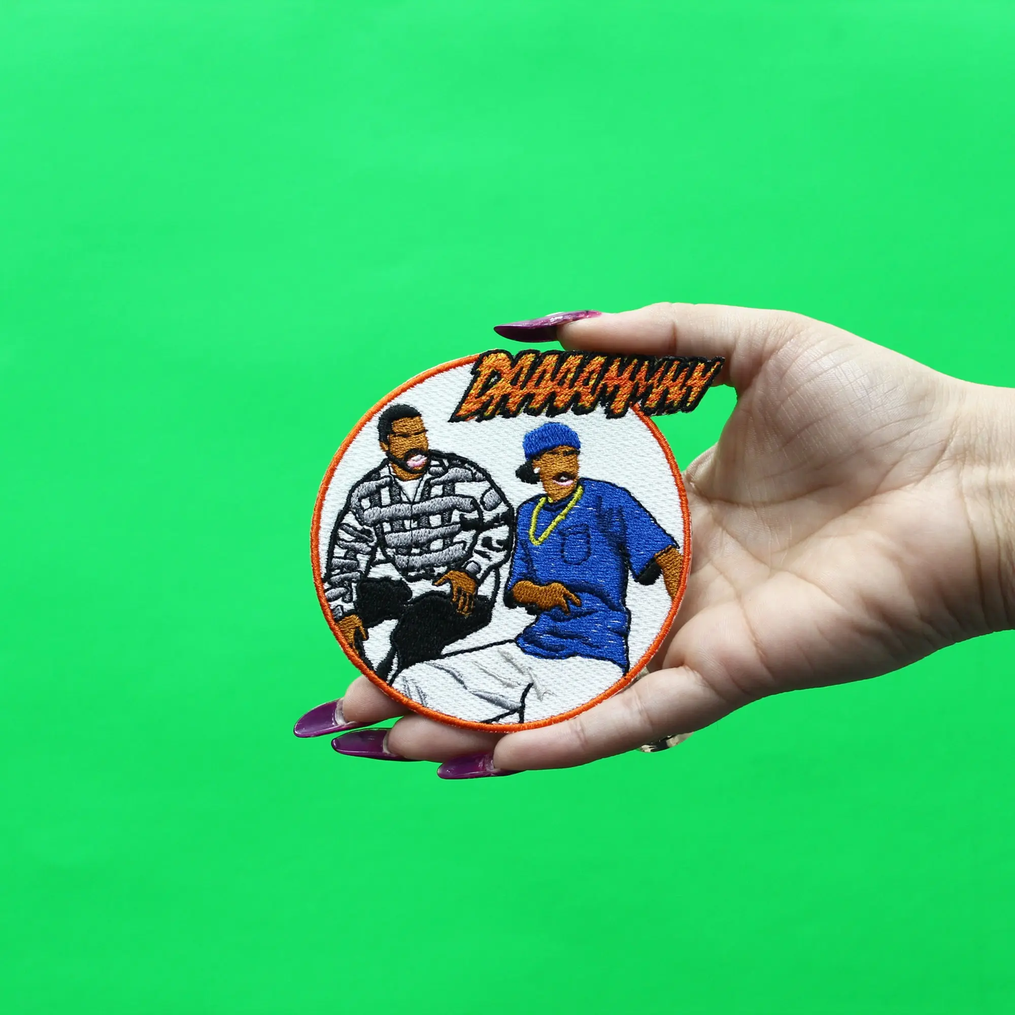 DAAAMMNN Meme Patch Embroidered Iron On - Image 2