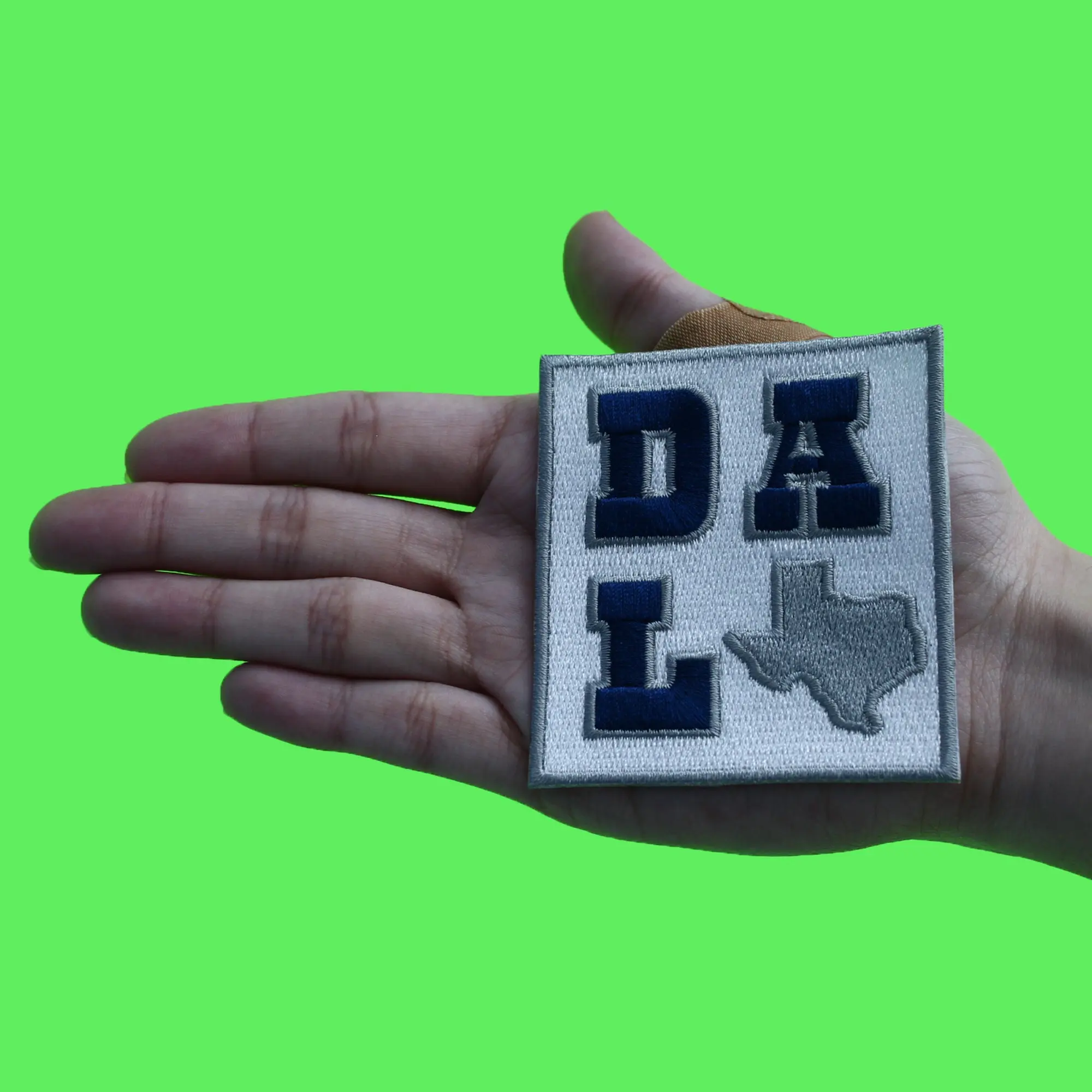 DAL Texas State Patch Travel Sports Fan Embroidered Iron On - Image 2