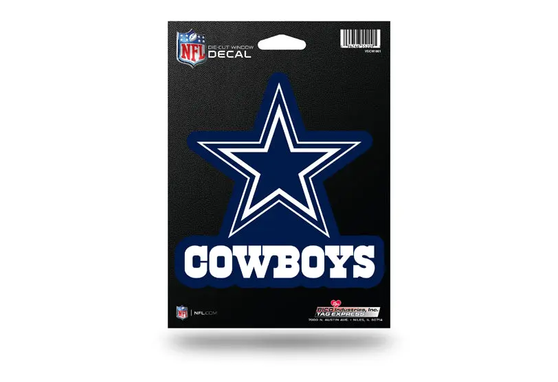Dallas Cowboys Team Logo Die Cut Decal 5.25" x 5.5" (Colored)