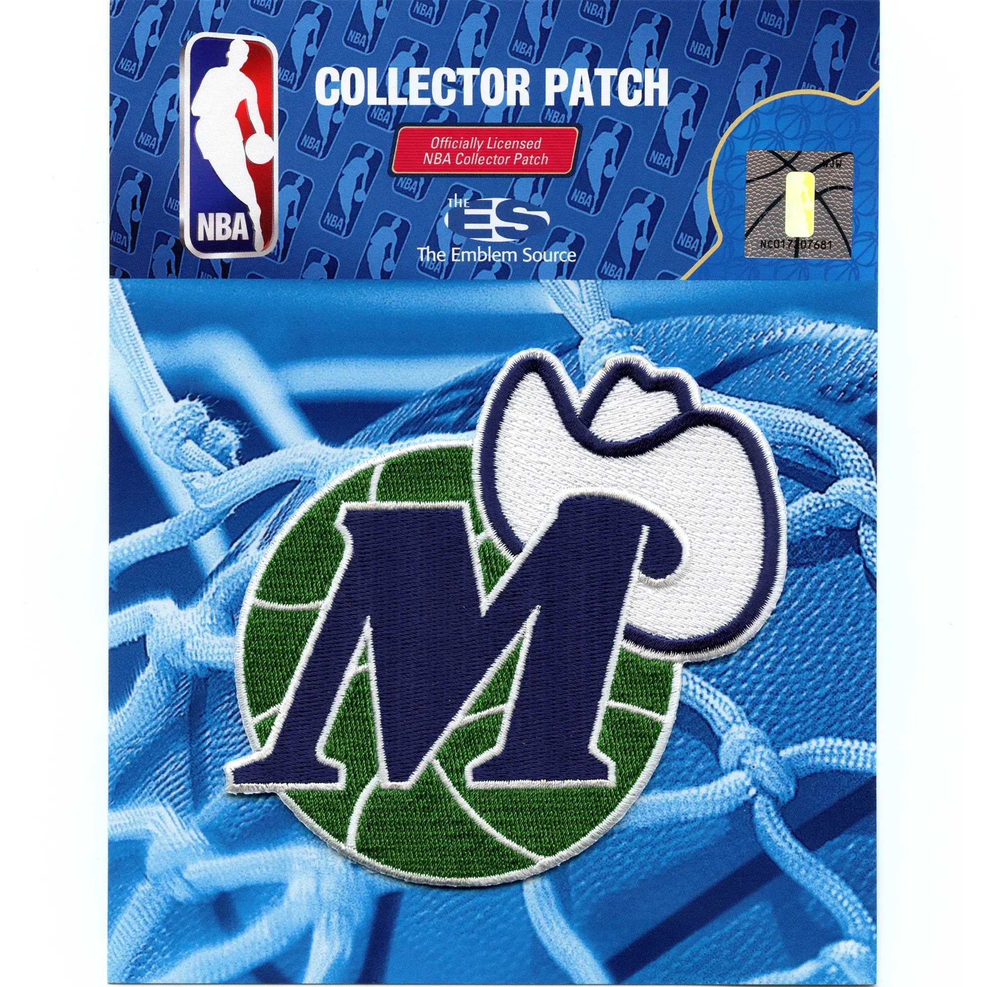 Dallas Mavericks Patch Hardwood Classic Alternate Logo Embroidered Iron On - Image 2