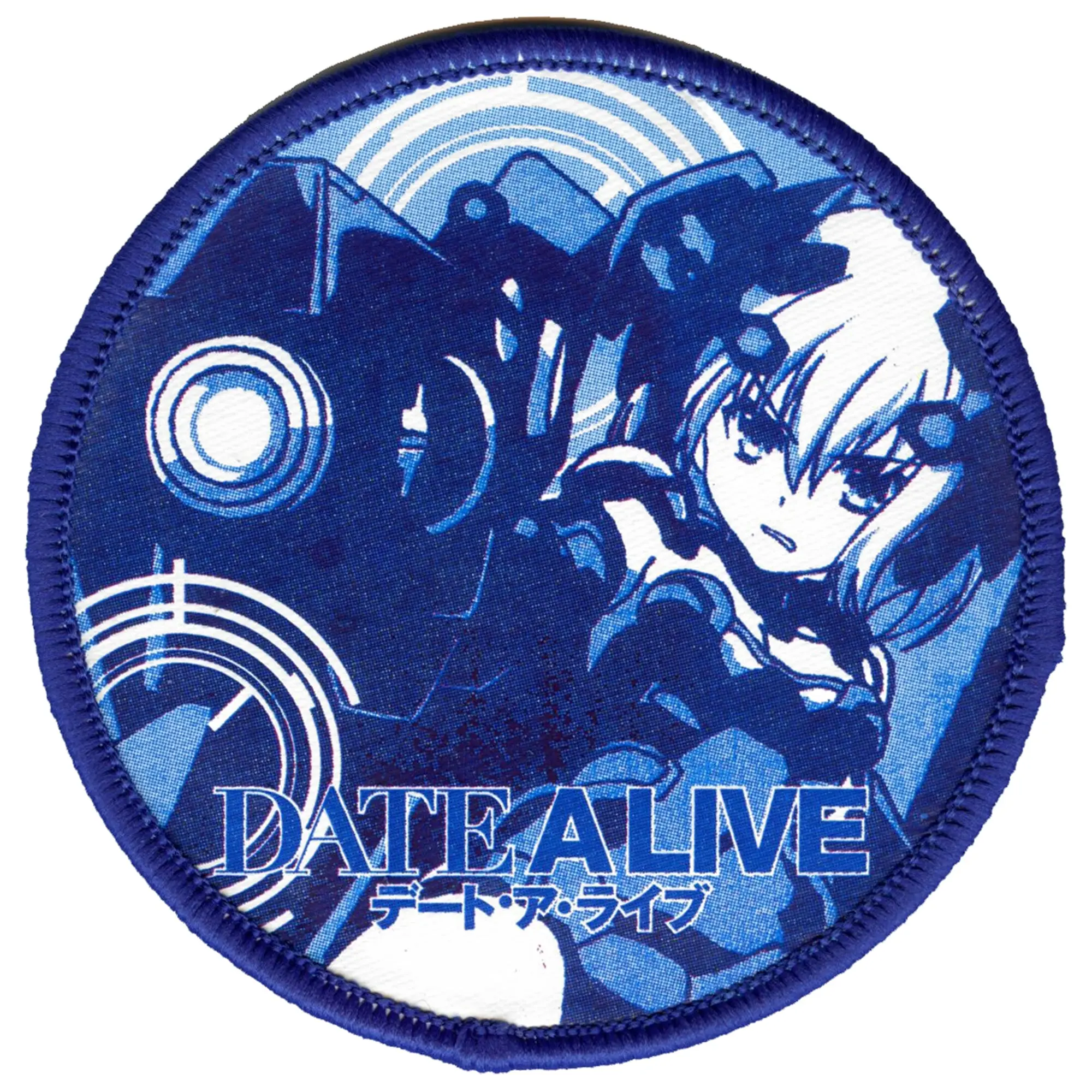 Date A Live Origami Patch Vengeful AST Wizard Blue Sublimated Sew On