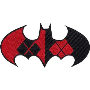 DC Comics Batman Die Cut Argyle Logo Iron on Applique Patch