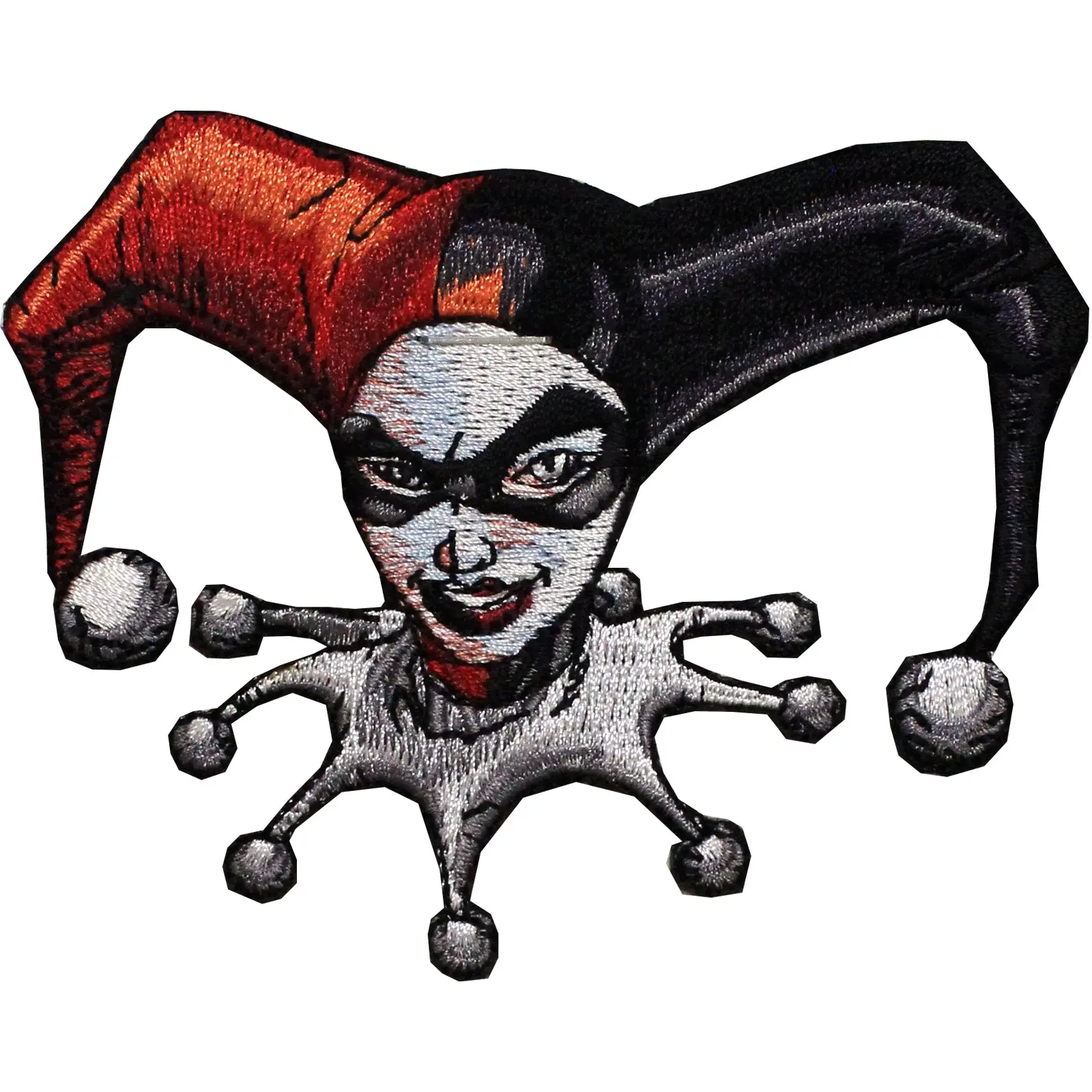 Harley Quinn Headshot Patch DC Comics Embroidered Iron On