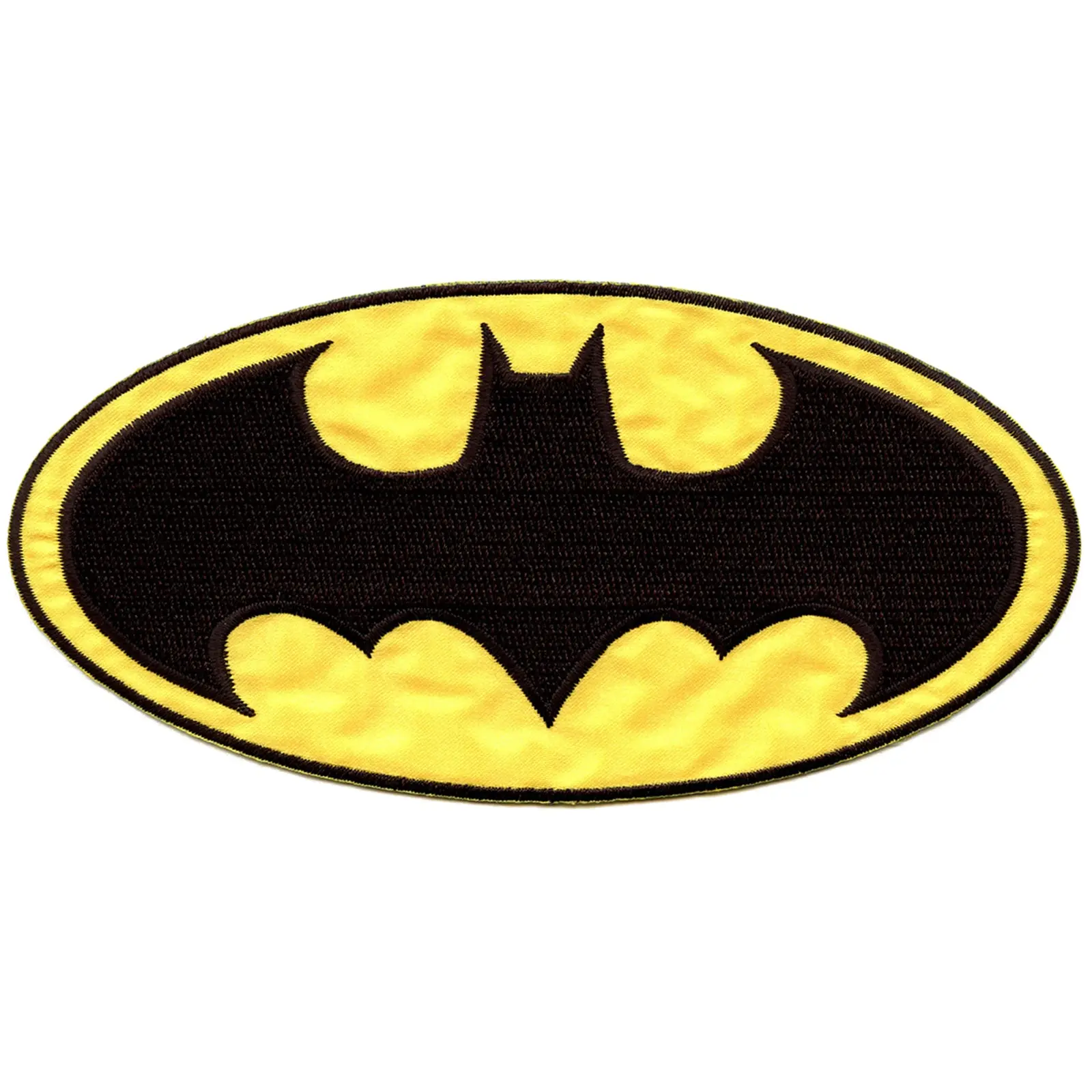 Dc Comics Batman Logo Iron on Embroidered Applique Patch - Large